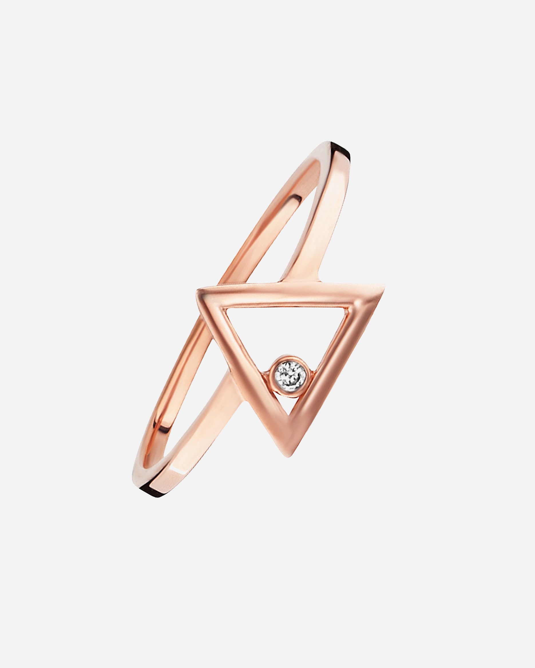 Ring für Weiblich caï Ring 925/- Sterling Silber Zirkonia weiß 56
