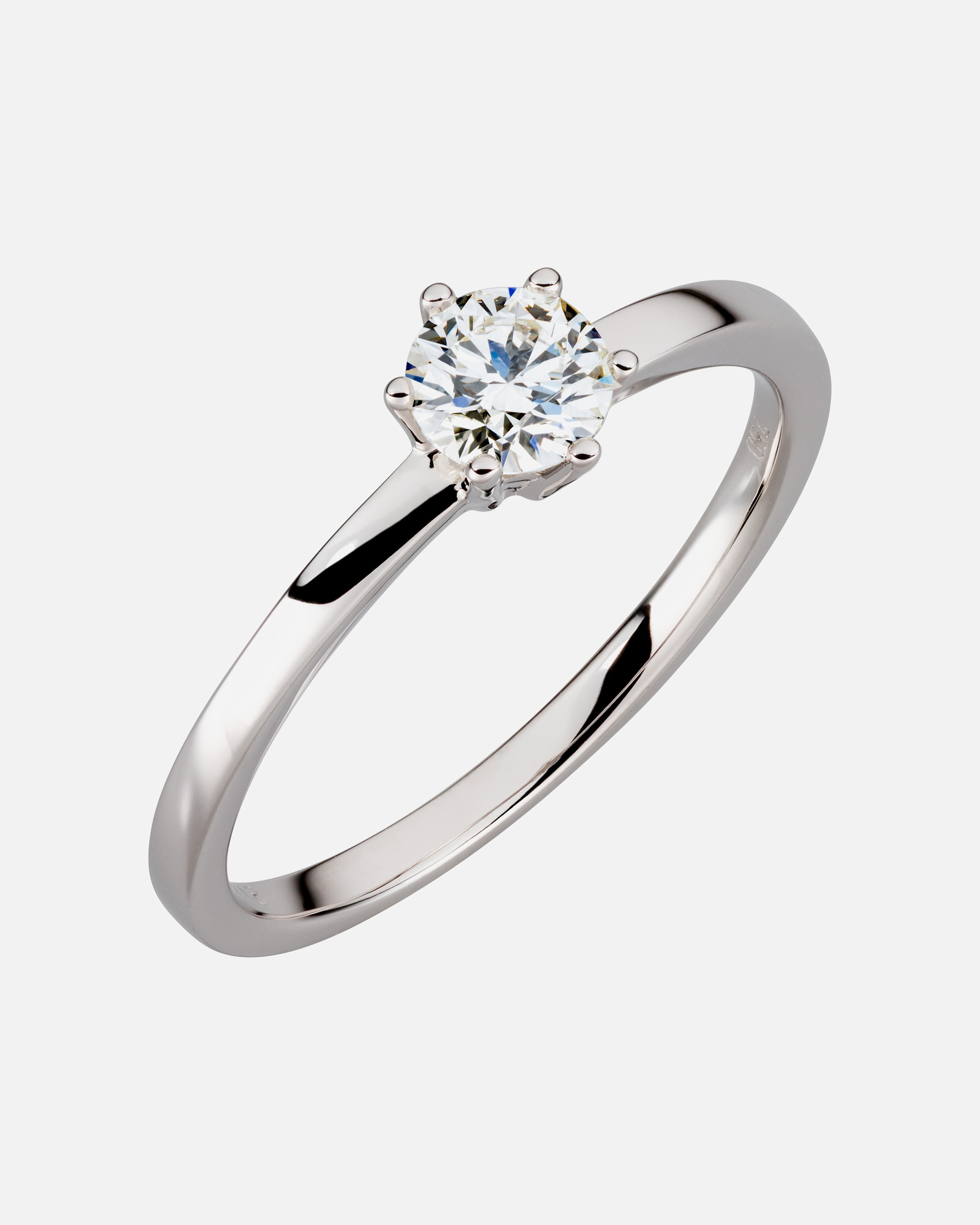 Ring für Weiblich Orolino Ring 750/- Gold Brillant weiß 0,50 ct. 060 (19,1)