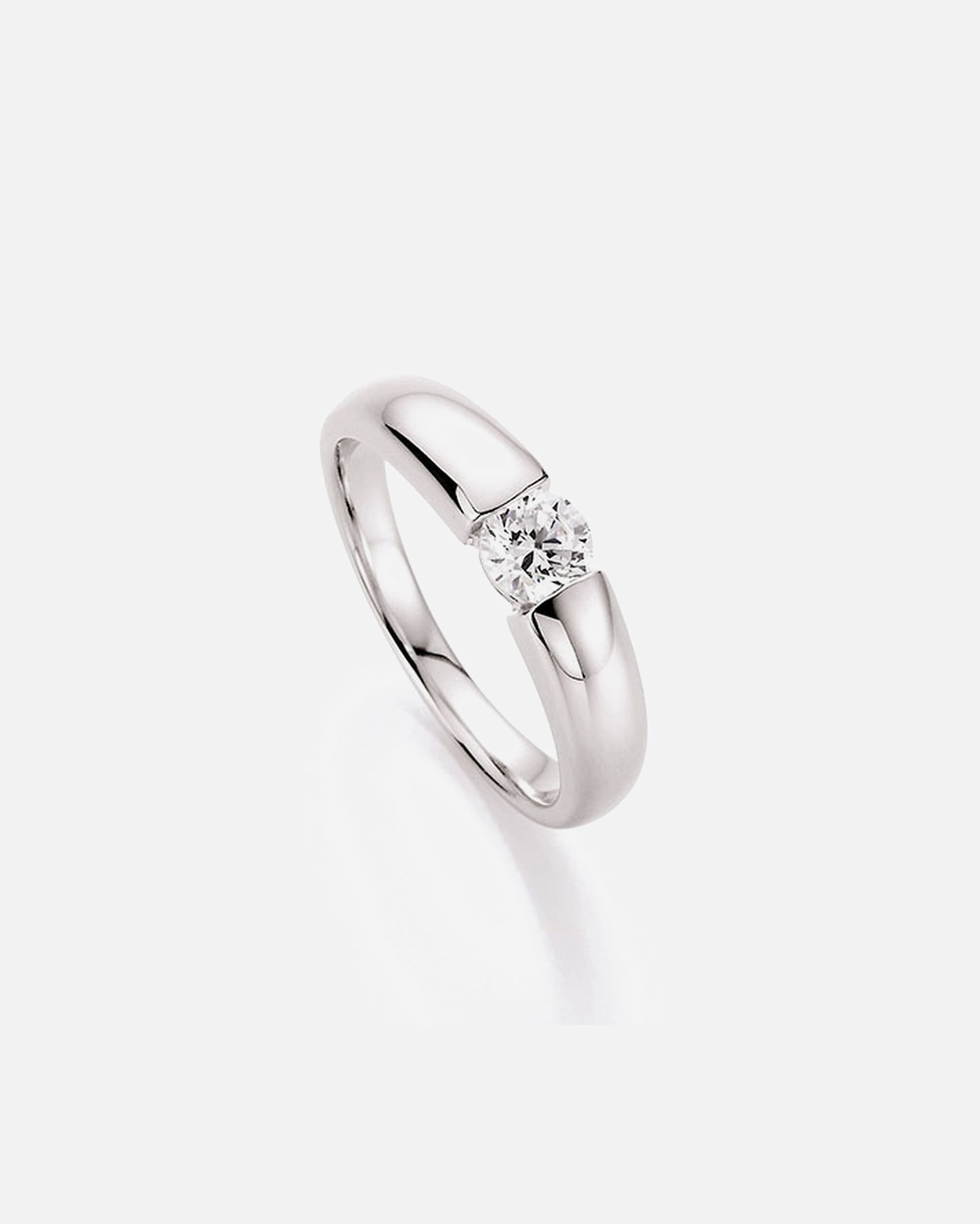 Ring für Weiblich Smart Jewel Ring glamouröse Optik mit Zirkonia, Silber 925 50