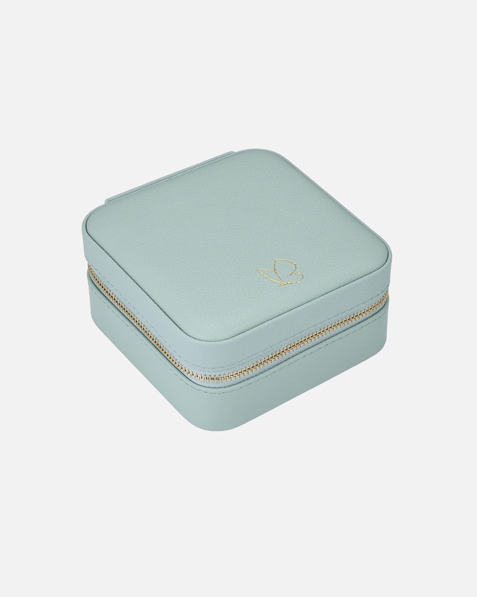 Tasche für Weiblich Glanzstücke München Reisetäschchen aus Kunstleder in teal 11,5 cm