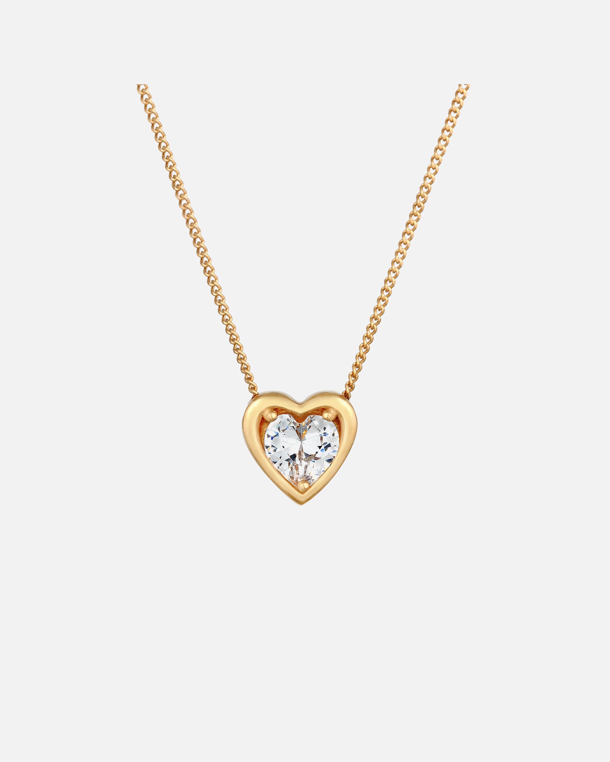 Halskette für Weiblich Elli Herz Love Anhänger Zirkonia Kristall 925 Silber 1 Stück