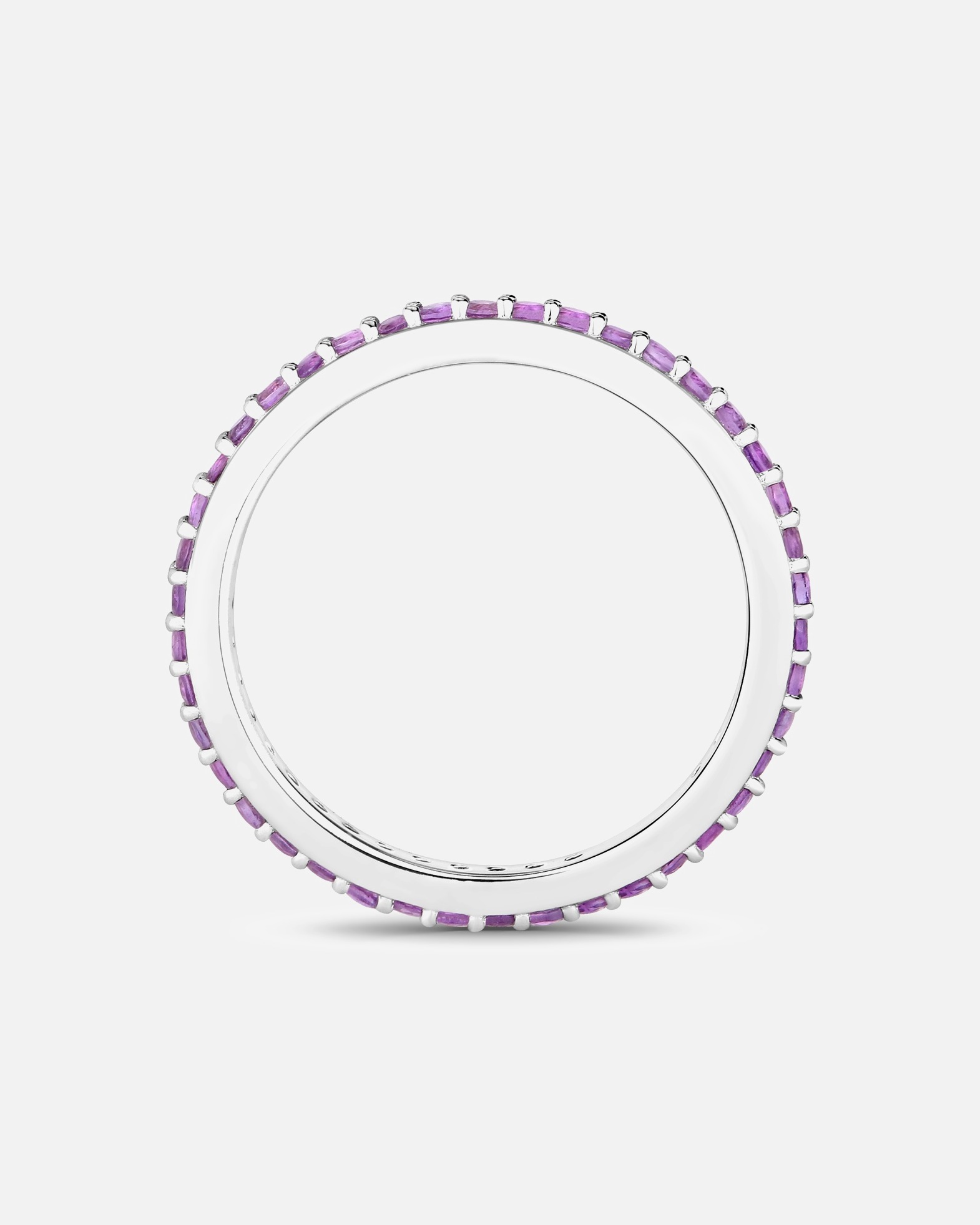 Ring für Weiblich Rafaela Donata Ring aus Sterling Silber in Silber mit Amethyst 58