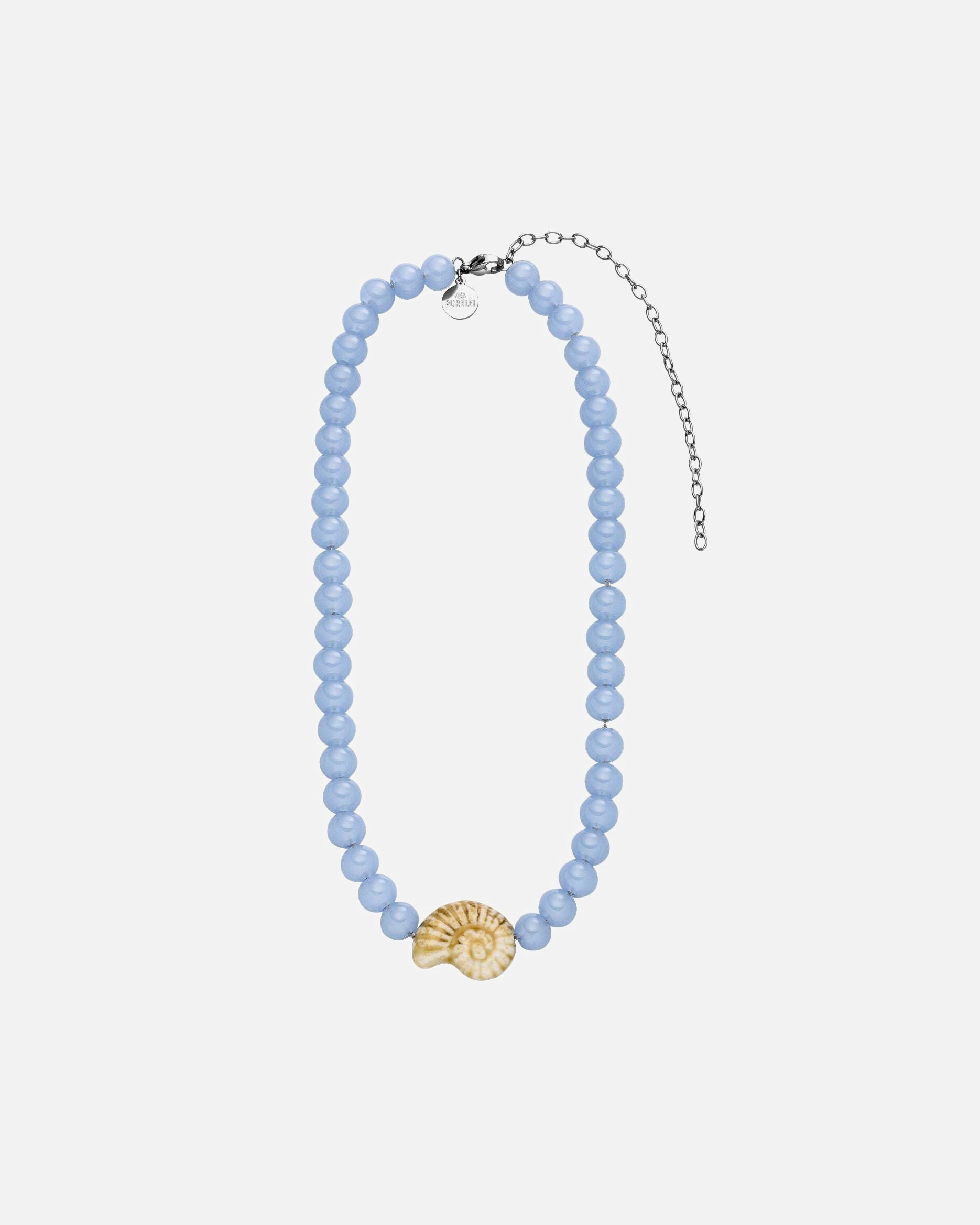 Halskette für Unisex Blue Lagoon Kette 100% Edelstahl Silber