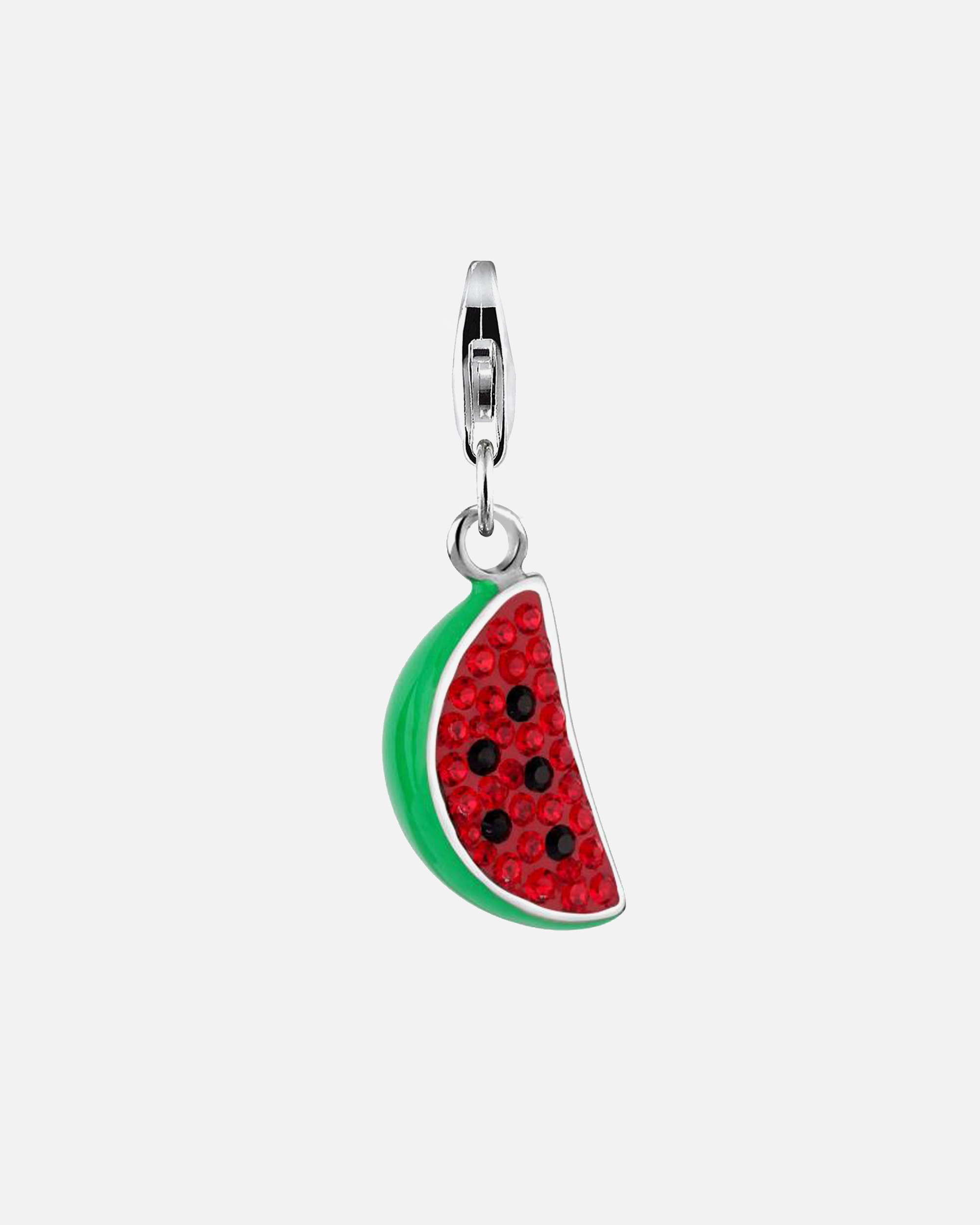 Schmuckanhänger für Weiblich Nenalina Melone Emaille 925 Sterling Silber, mit Kristallen von Swarovski® 1 Stück