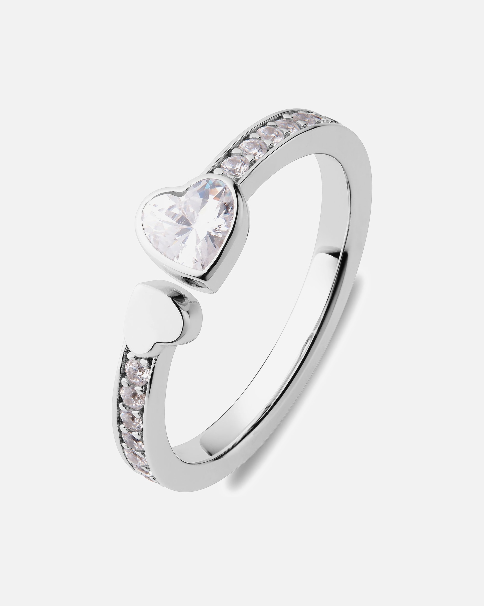 Ring für Weiblich Jette Damenring 925er Silber, recycelt 63