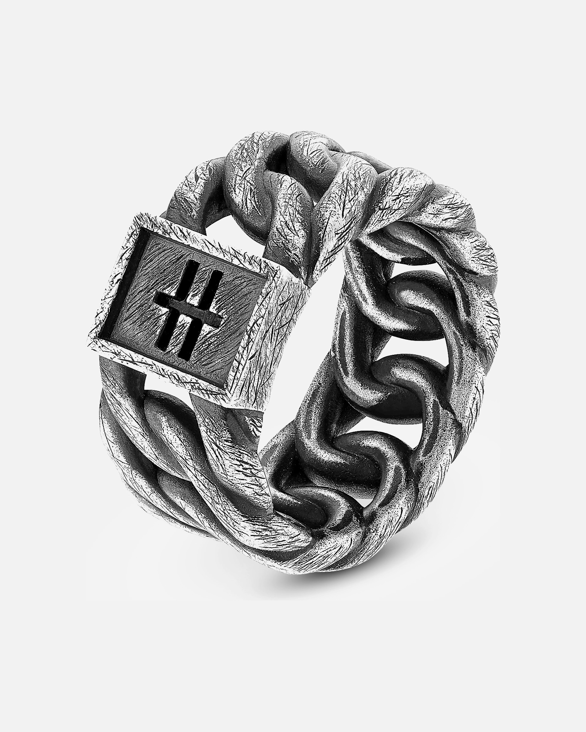 Ring für Männlich UN SAME Herrenring 925er Silber 64