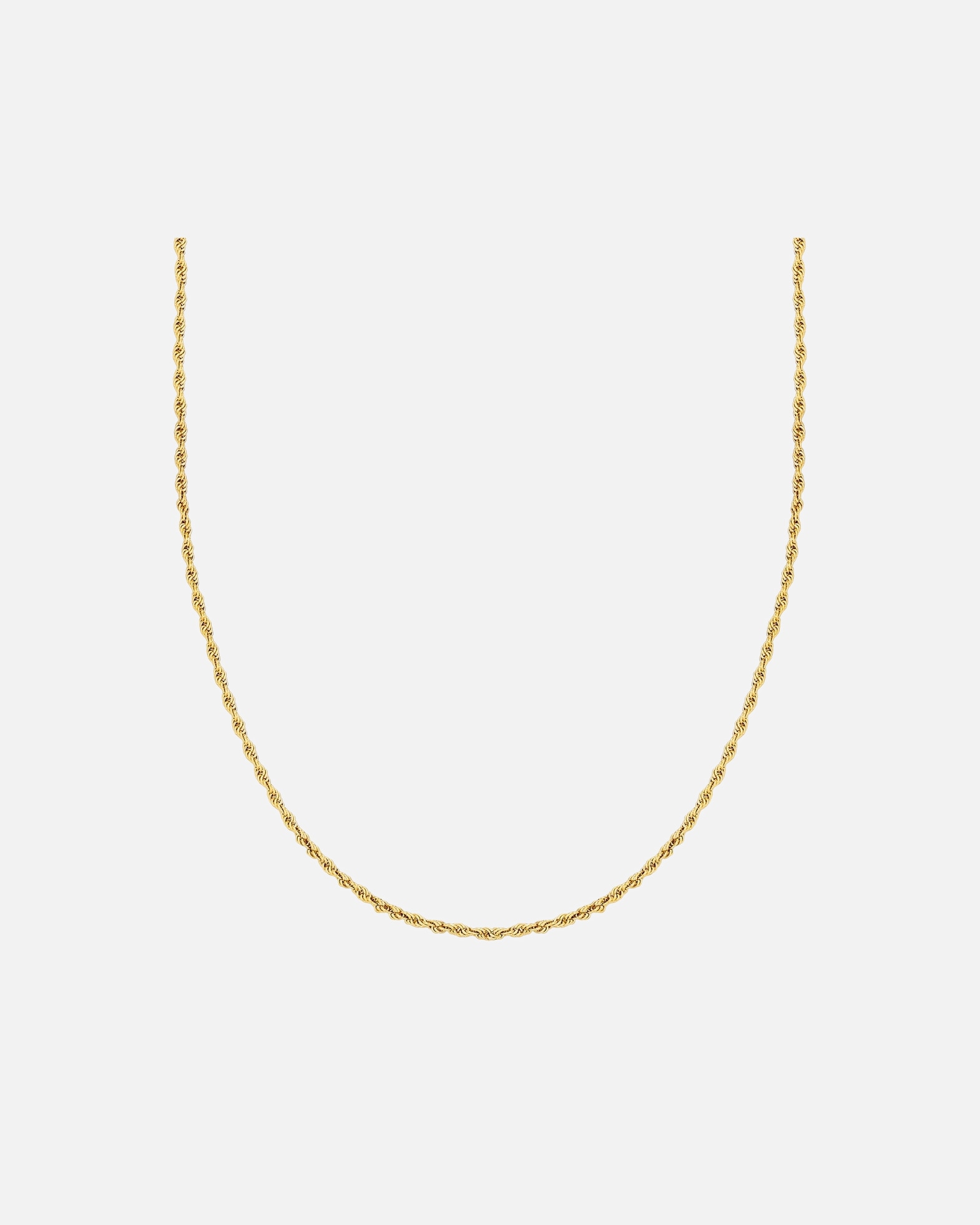 Halskette für Weiblich Halskette aus Edelstahl in Gelbgold 40,0 cm Basiskette + 5,0 cm Verlängerung
