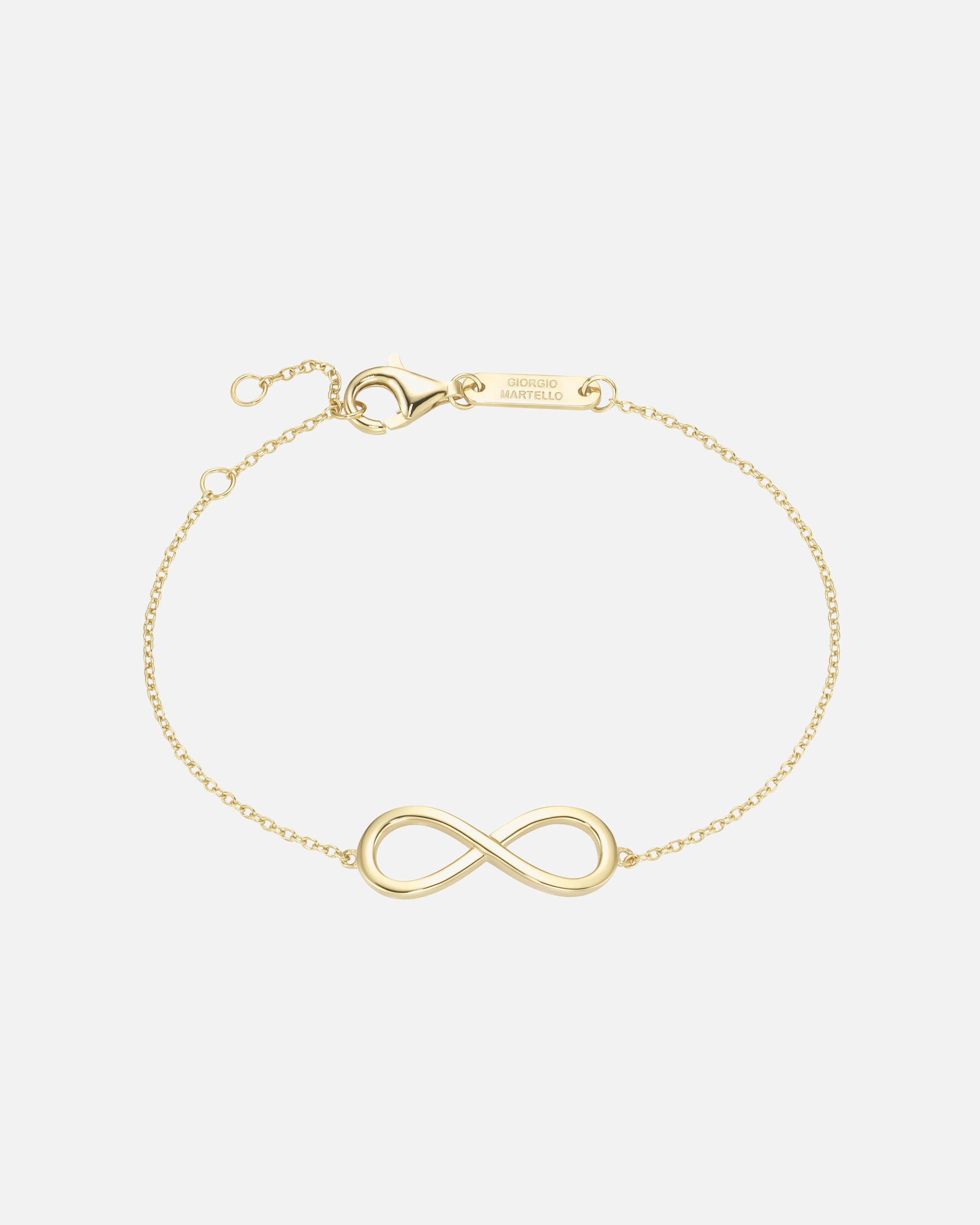 Armband für Weiblich Giorgio Martello Milano Armband Infinity, Silber 925 Gold
