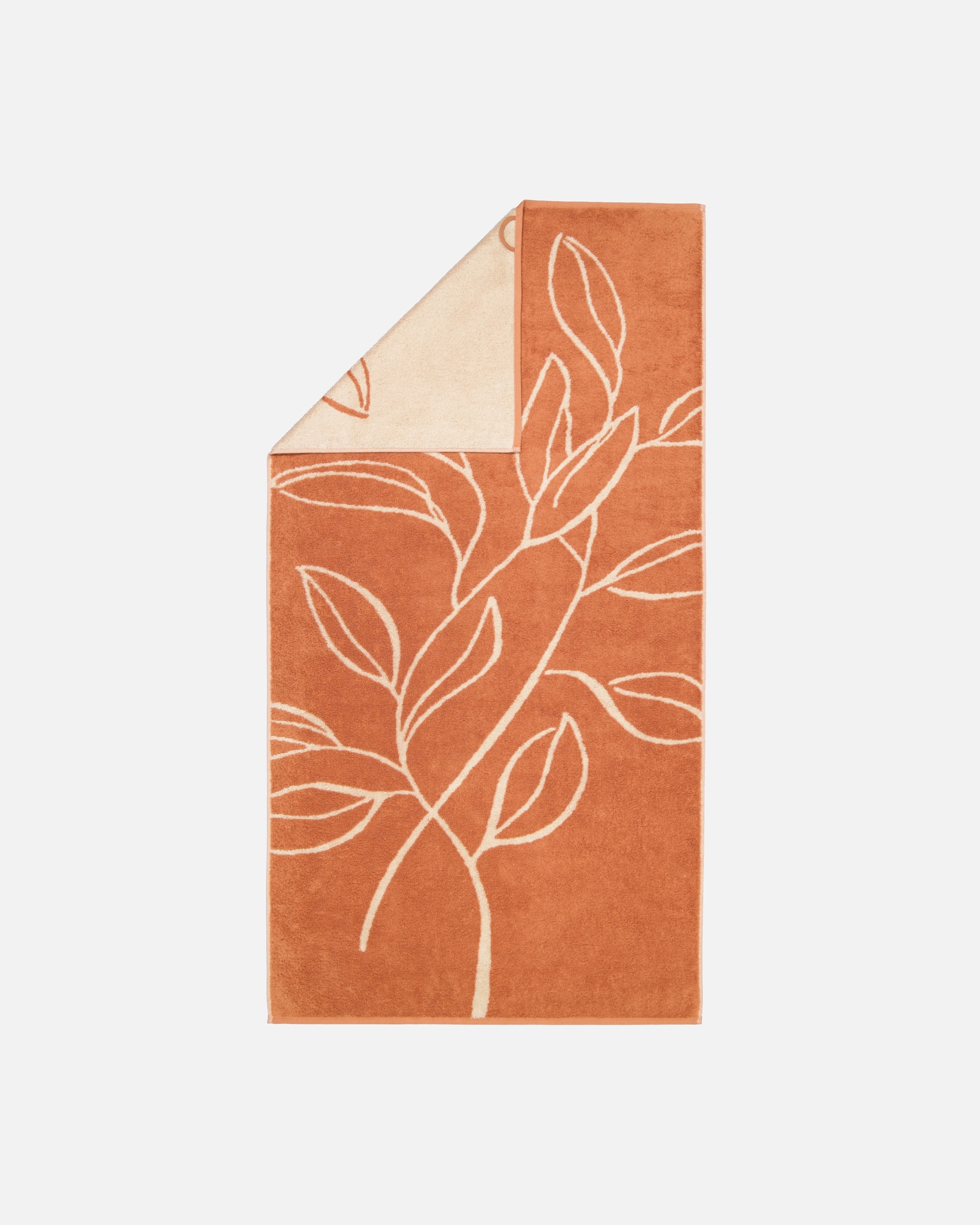 Handtuch für Unisex Cawö Cawö Handtücher Atelier Floral 6239 kupfer - 33 1 Stück