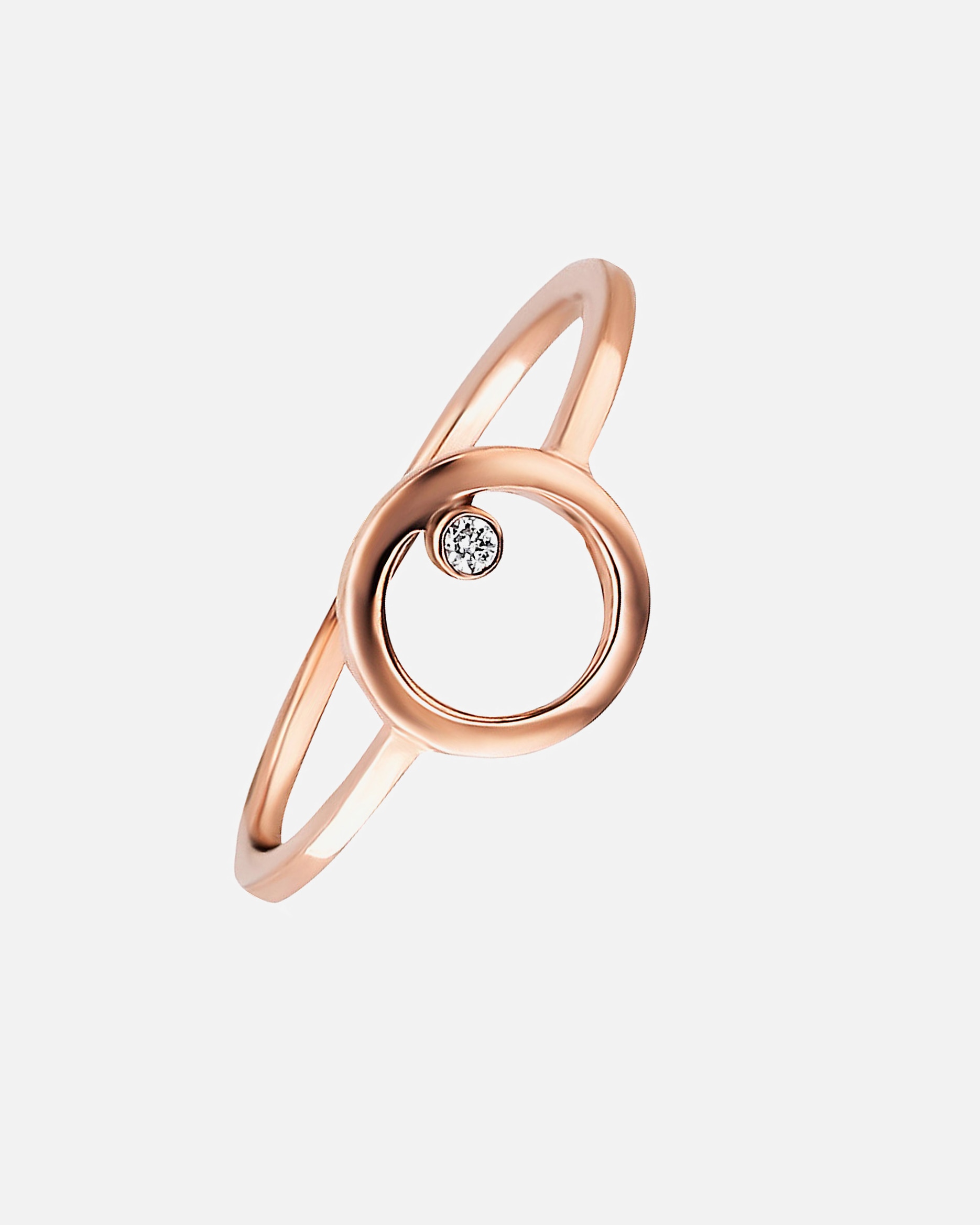 Ring für Weiblich caï Ring 925/- Sterling Silber Zirkonia weiß 56