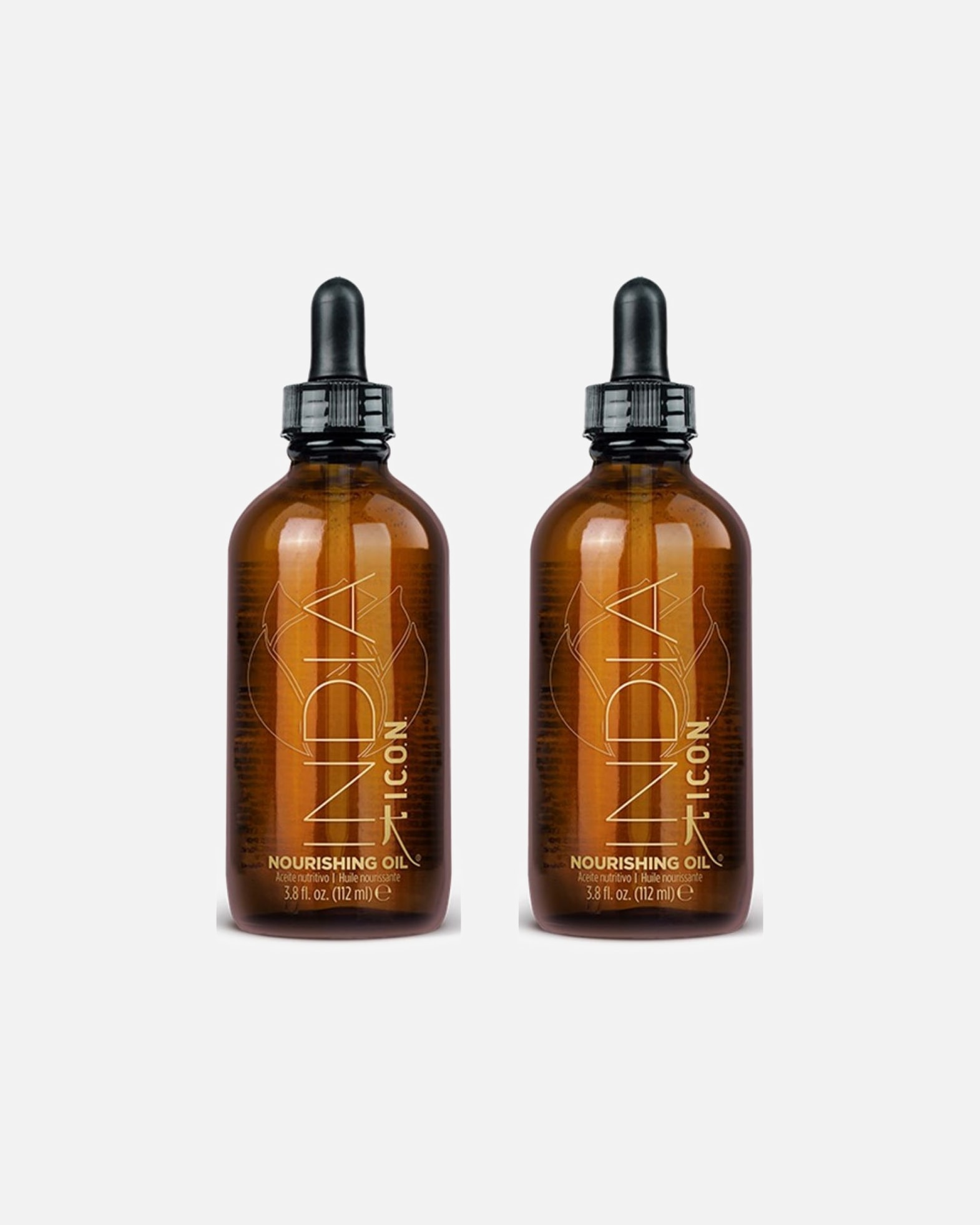 Haaröl für Weiblich ICON INDIA OIL nährend mit Moringa 2er Set 1 Stück