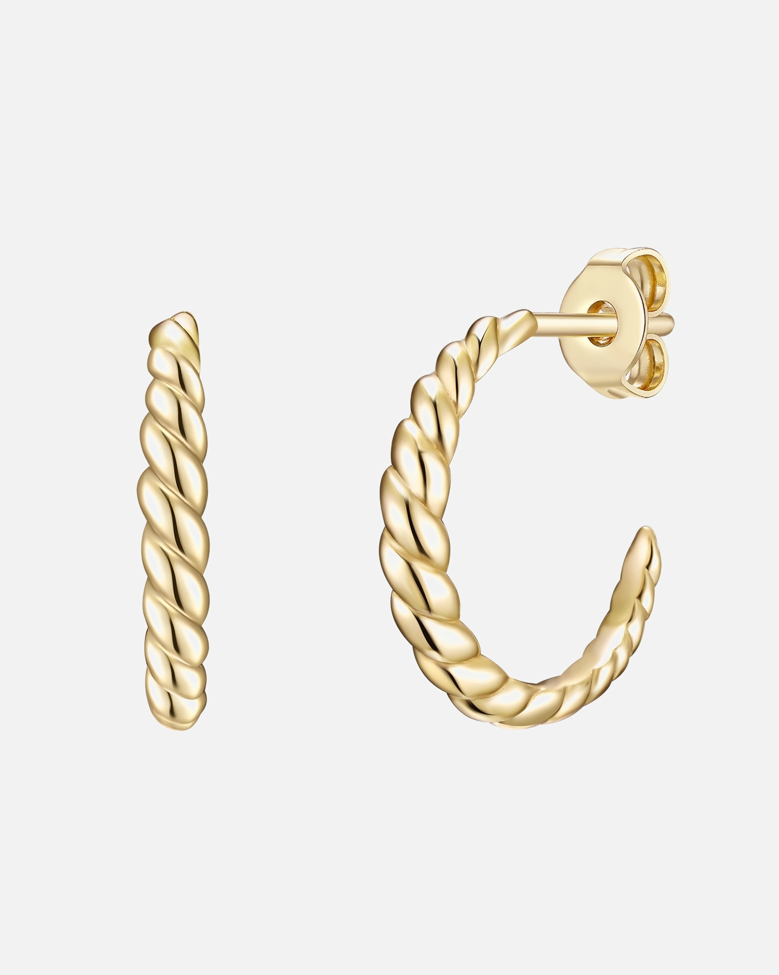 Ohrringe für Weiblich Glanzstücke München Creolen Sterling Silber in Gelbgold 1 Stück