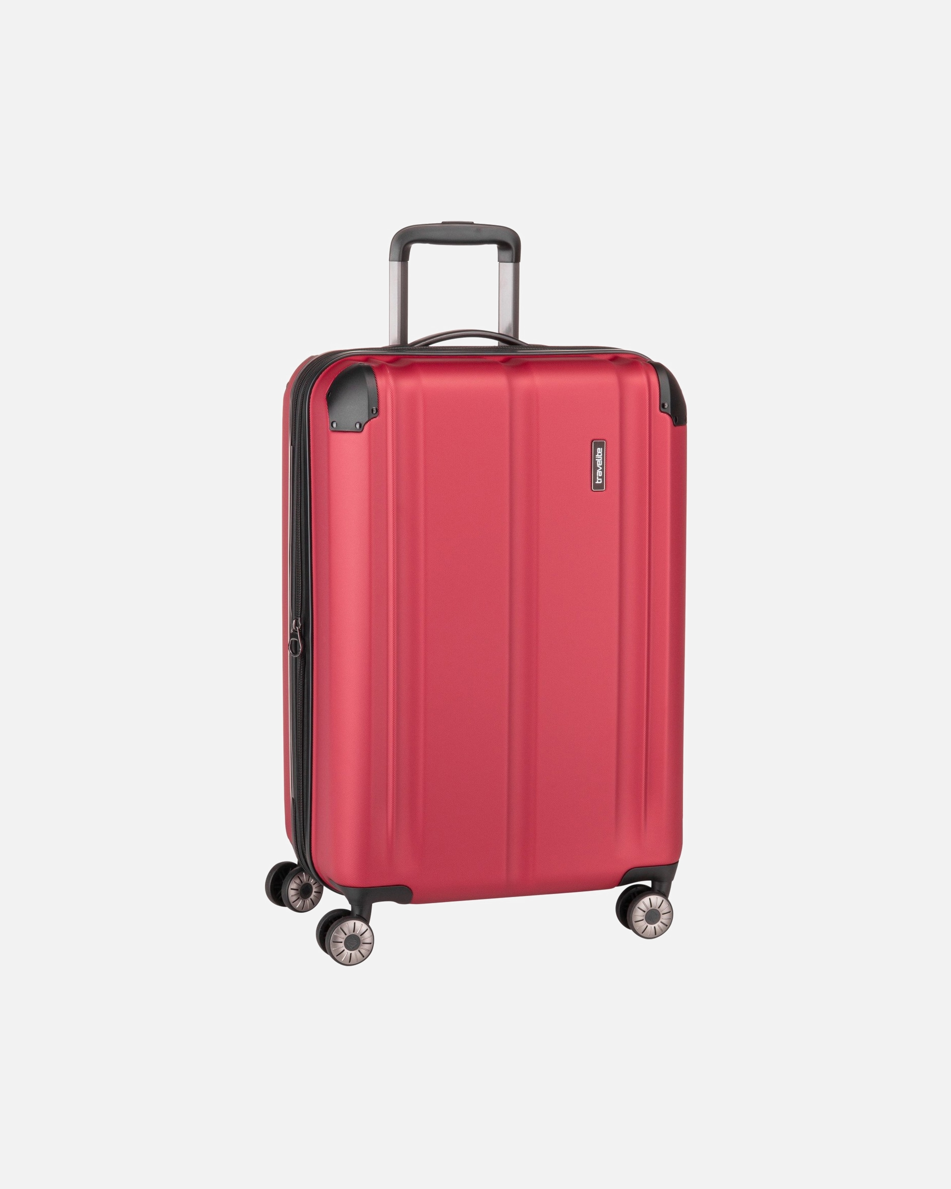 Trolley für Unisex Travelite Trolley City 4-Rad Trolley M exp Rot