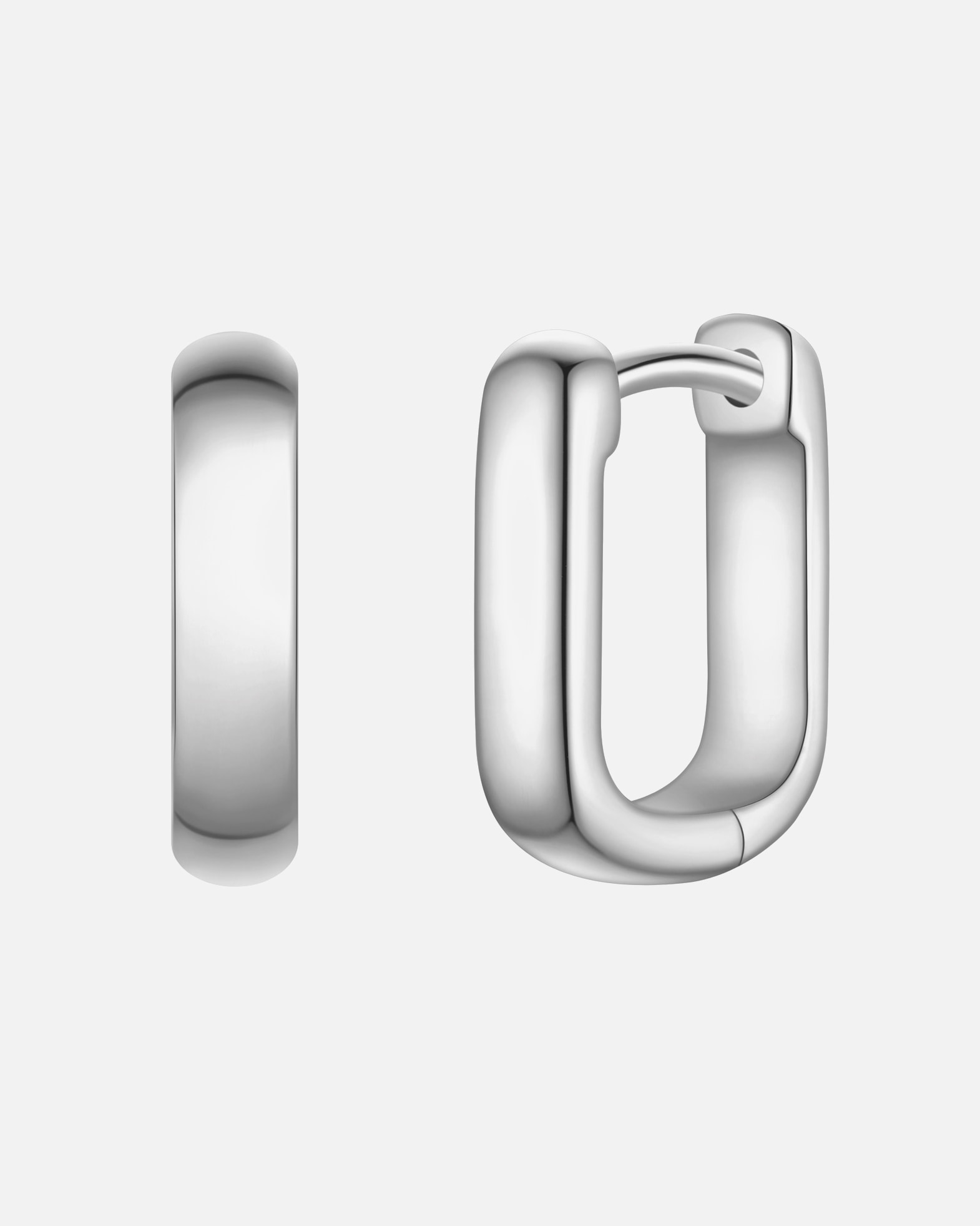 Creolen für Weiblich Glanzstücke München Creolen Sterling Silber 11,7 mm