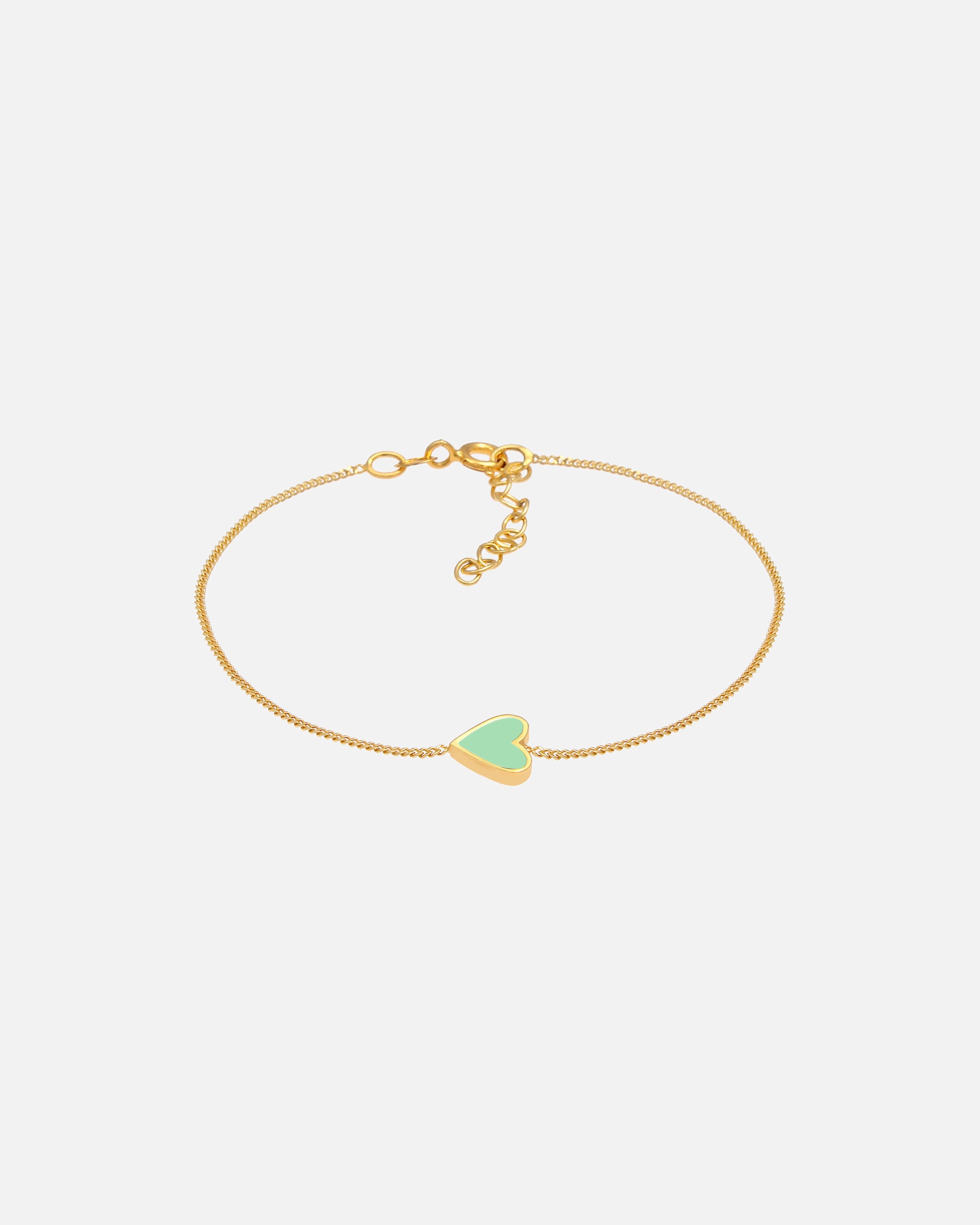 Armband für Weiblich Elli Herz Liebe Love Emaille 925 Silber 1 Stück