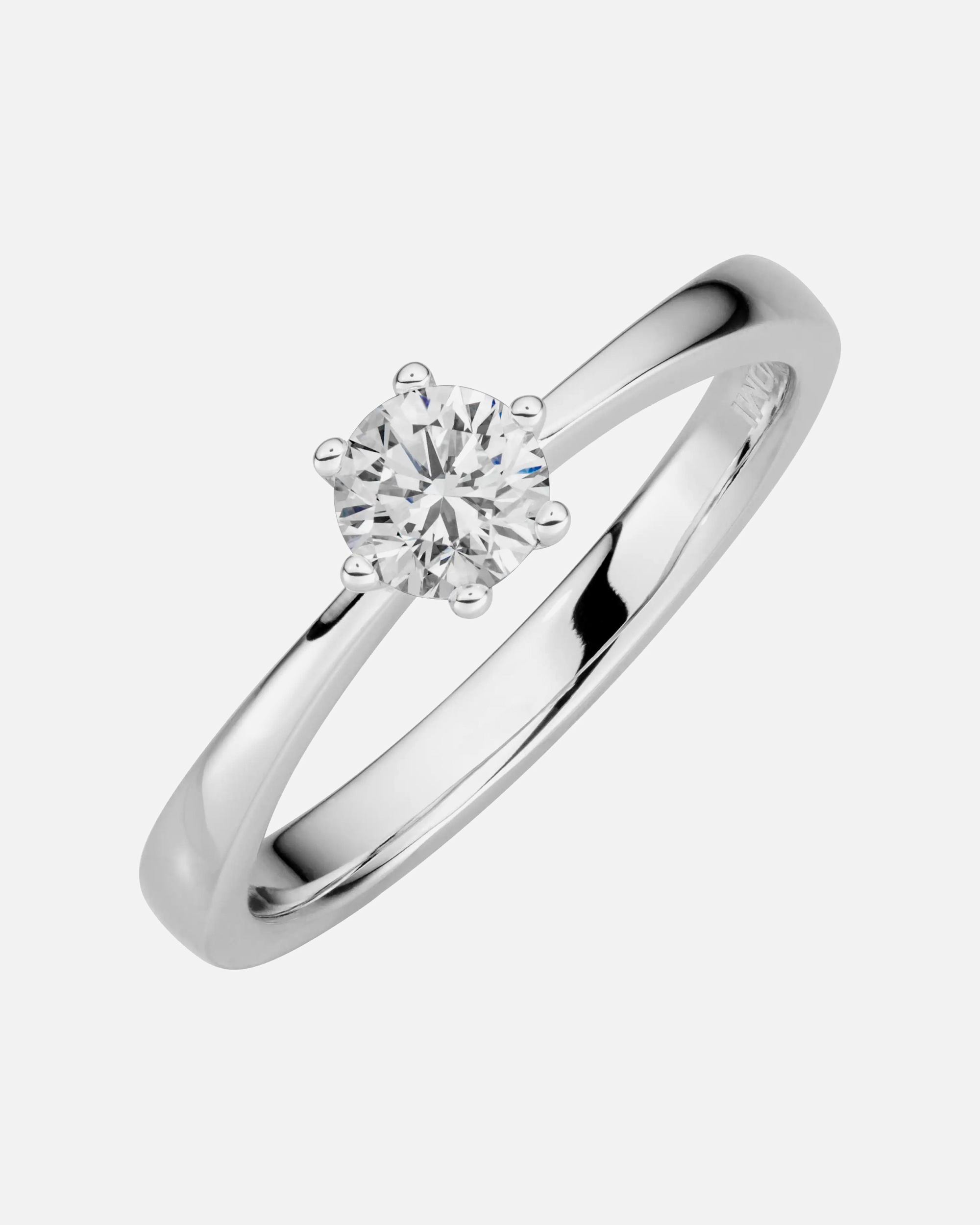 Ring für Weiblich Lyomi Default Brand Line Ring 585/- Gold Diamant Lab Grown weiß 0,50ct. 058 (18,5)
