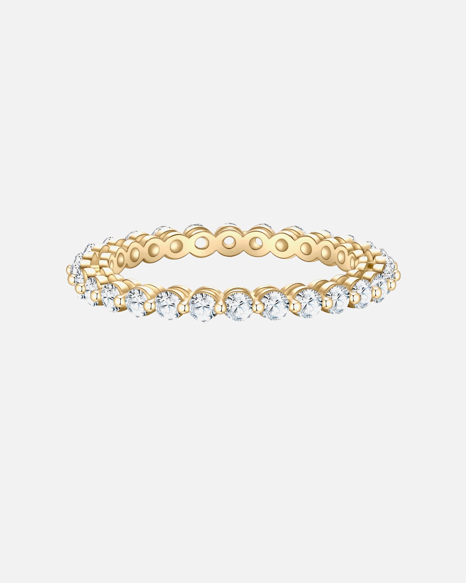 Ring für Weiblich Glanzstücke München Ring aus Sterling Silber in gelbgold mit Zirkonia 48