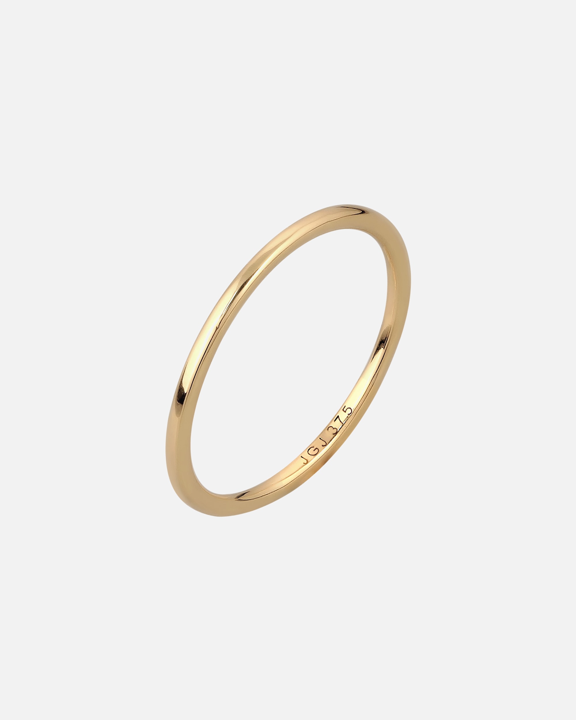Ring für Weiblich Elli PREMIUM Bandring Beisteckring 375 Gelbgold 1 Stück