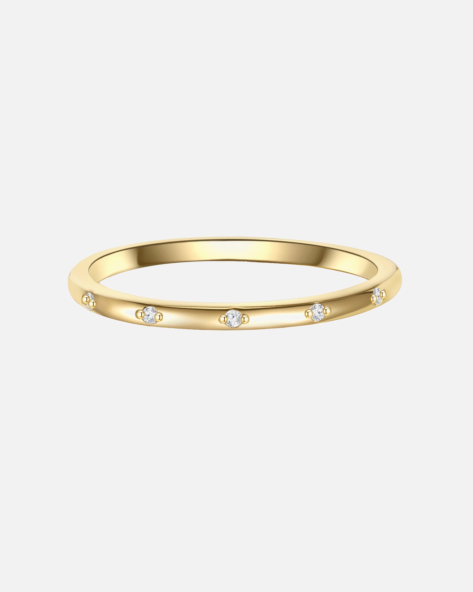 Ring für Weiblich Glanzstücke München Ring aus Sterling Silber in gelbgold mit Zirkonia 48