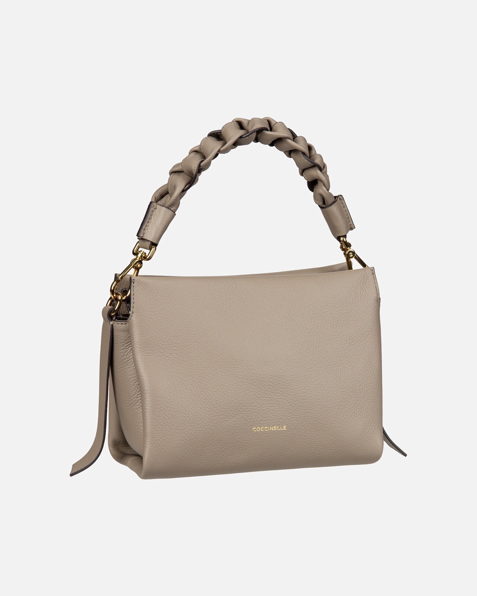 Tasche für Weiblich Coccinelle Boheme Grana Double Handtasche Leder 23 cm Boheme Grana Double Handtasche Leder 23 cm