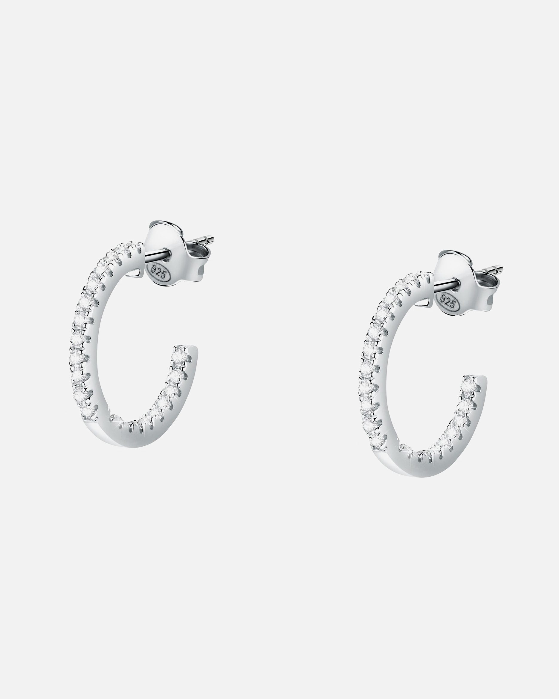 Ohrringe für Weiblich Morellato Default Brand Line Creolen 925er Silber, recycelt One Size