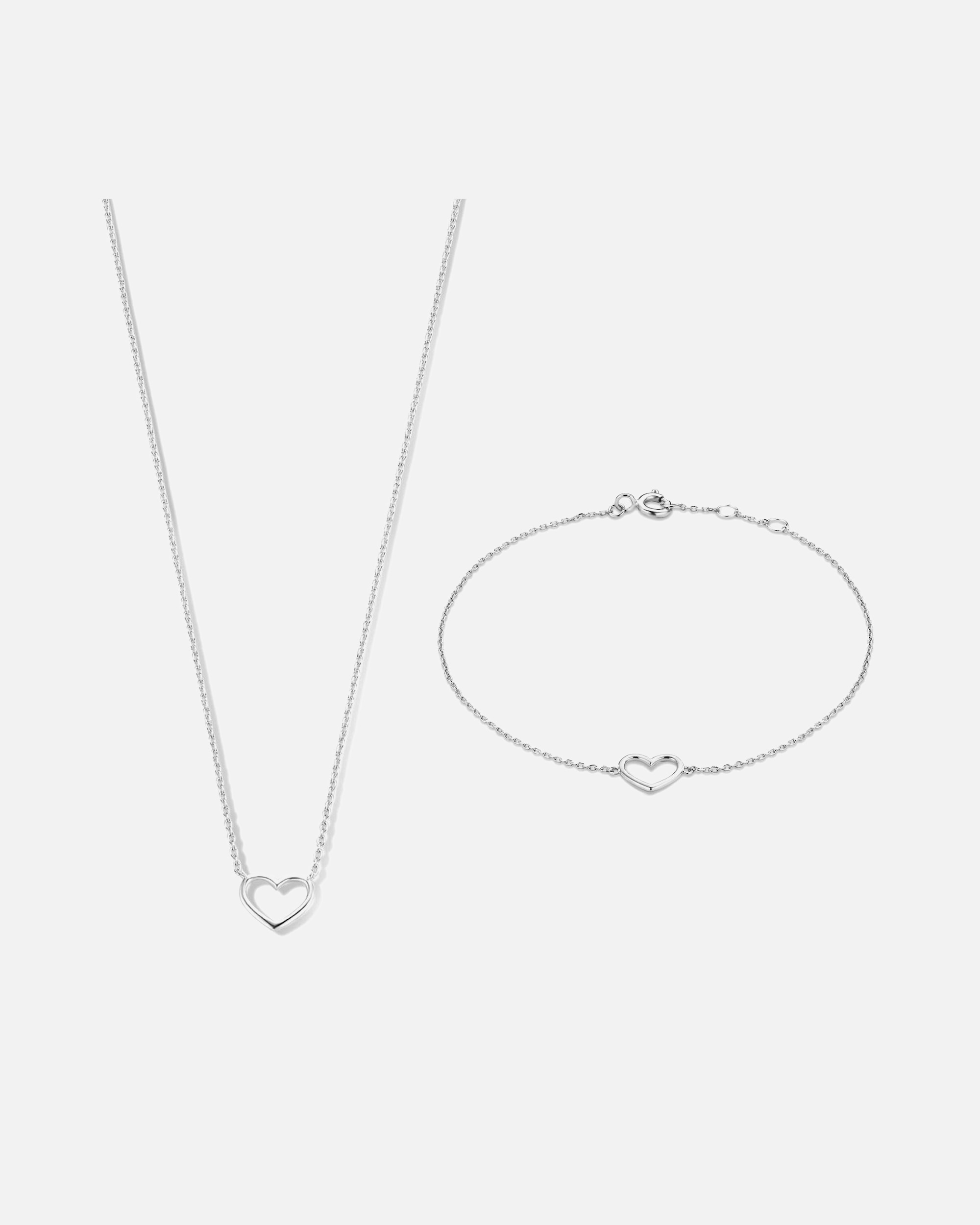 Schmuck für Weiblich Cadeau d'Isabel Geschenkset - 585 Gold / 14 Karat Gold Weißgold