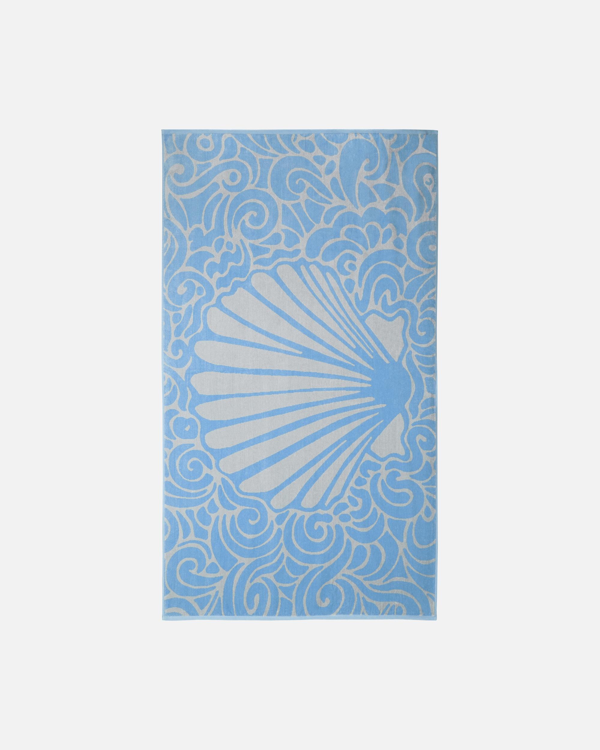 Handtuch für Unisex Vossen Vossen Strandtücher Aqua Flow pacific pearl - 0002 100x180 cm