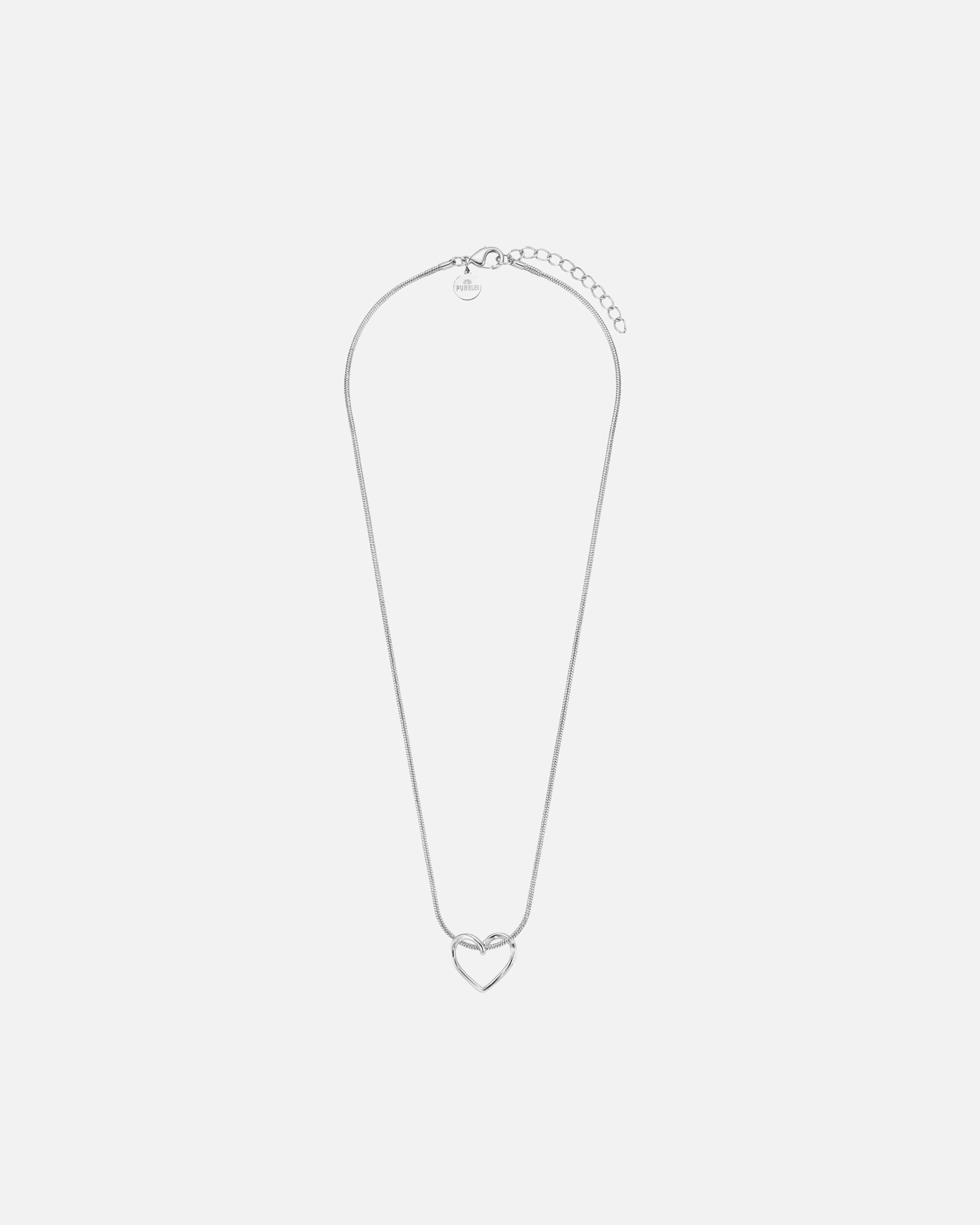 Halskette für Unisex Purelei Hearts Of Love Kette 100% Edelstahl Silber