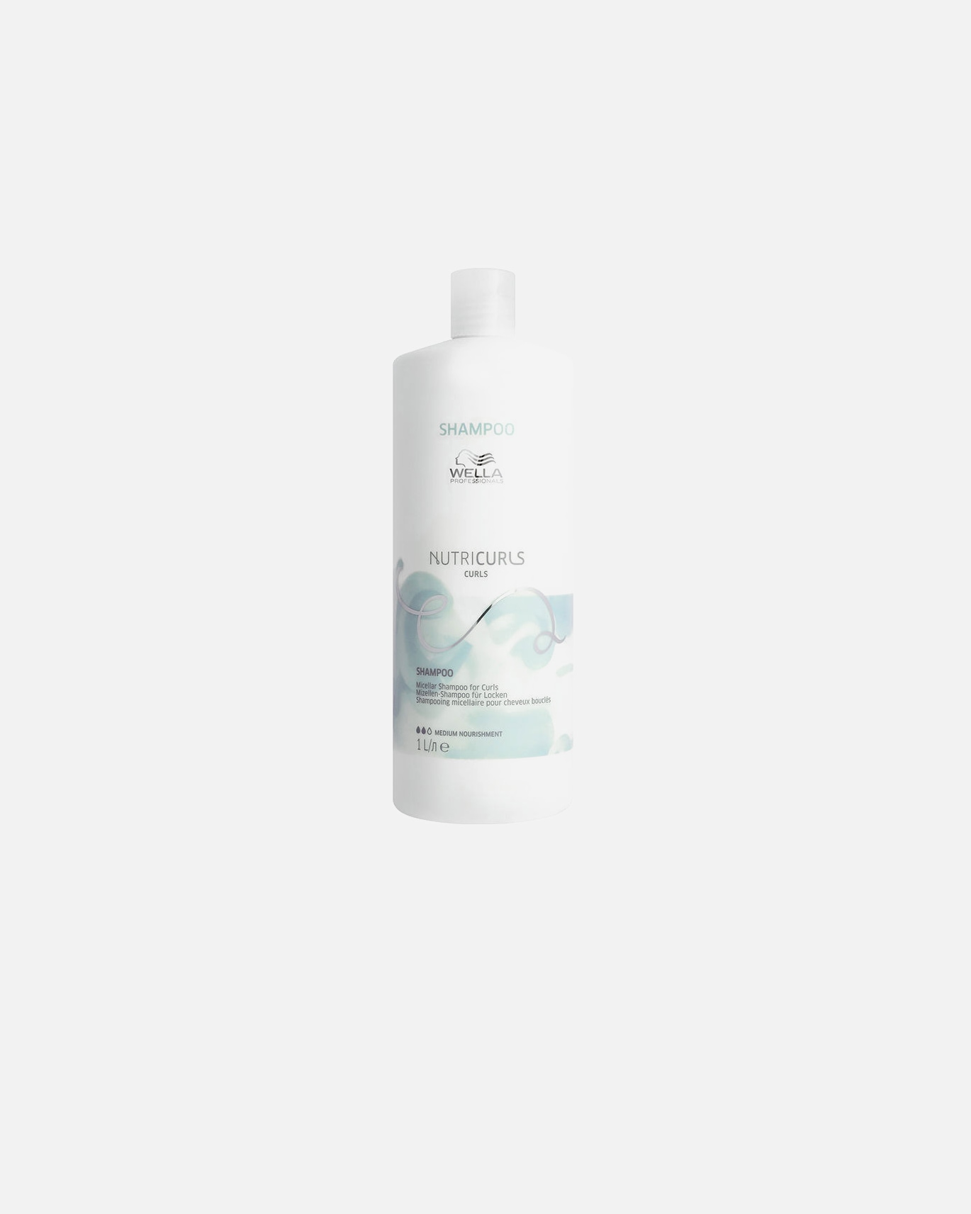 Shampoo für Unisex Wella NUTRICURLS Mizellen-Shampoo für Haare mit Locken und Wellen 1000 ml