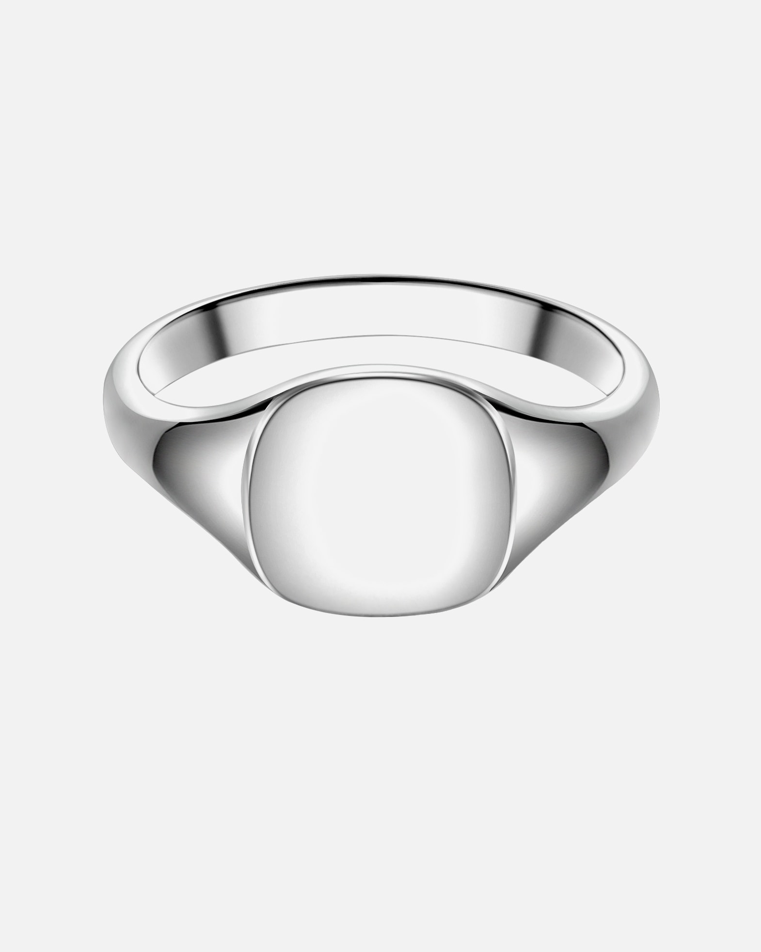 Ring für Männlich Männerglanz Ring aus Sterling Silber in Silber 54