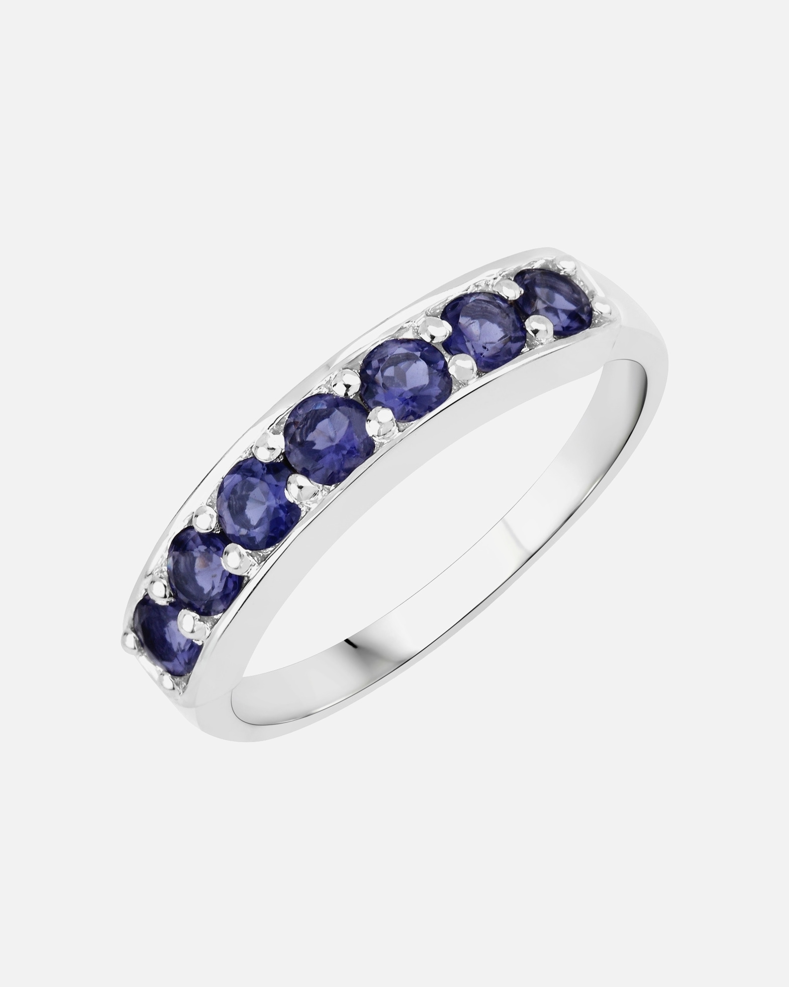 Ring für Weiblich Rafaela Donata Ring Sterling Silber Iolith in Silber 50