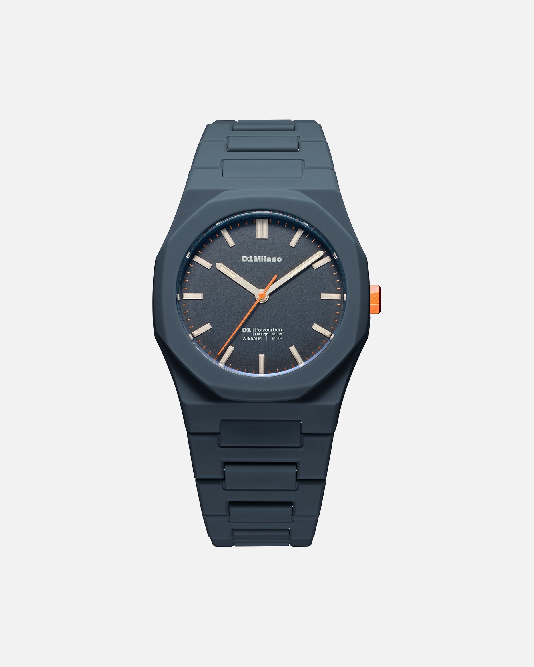 Uhr für Weiblich D1 Milano Default Brand Line Unisexuhr Polycarbonat silber