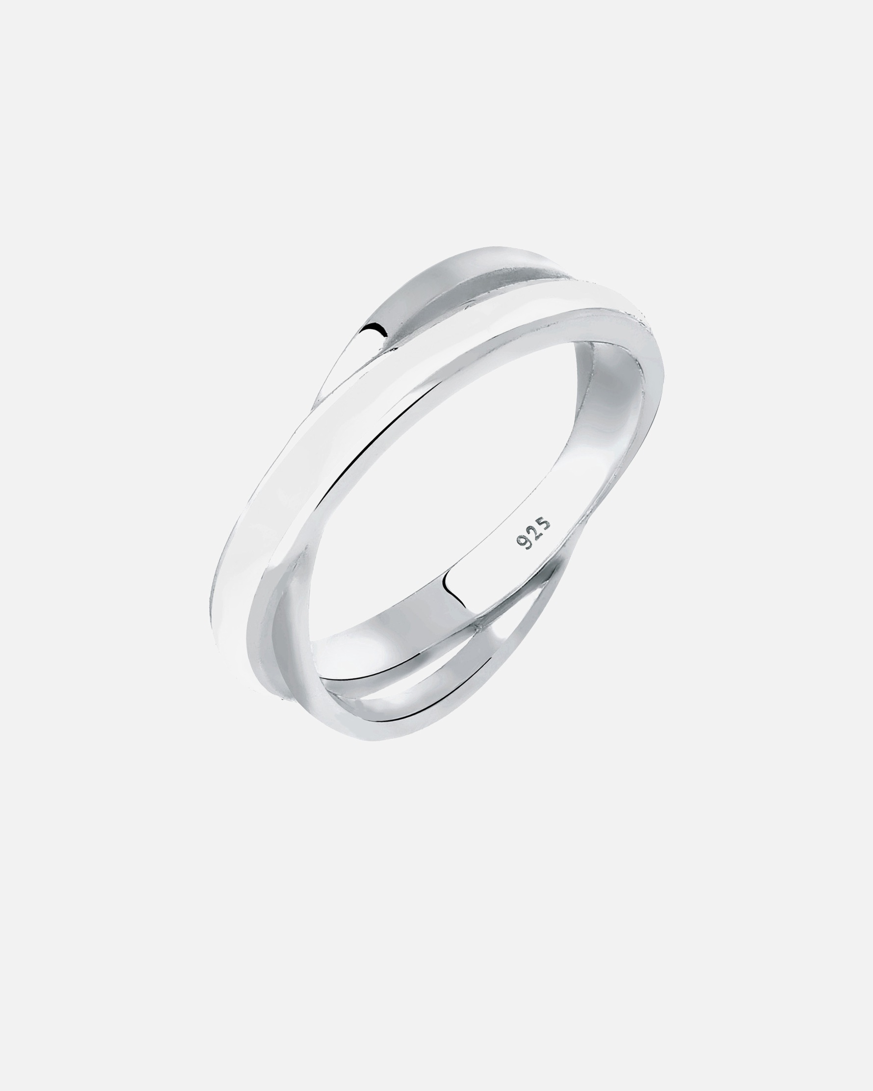 Ring für Weiblich Elli Wickelring Emaille 925 Sterling Silber 52