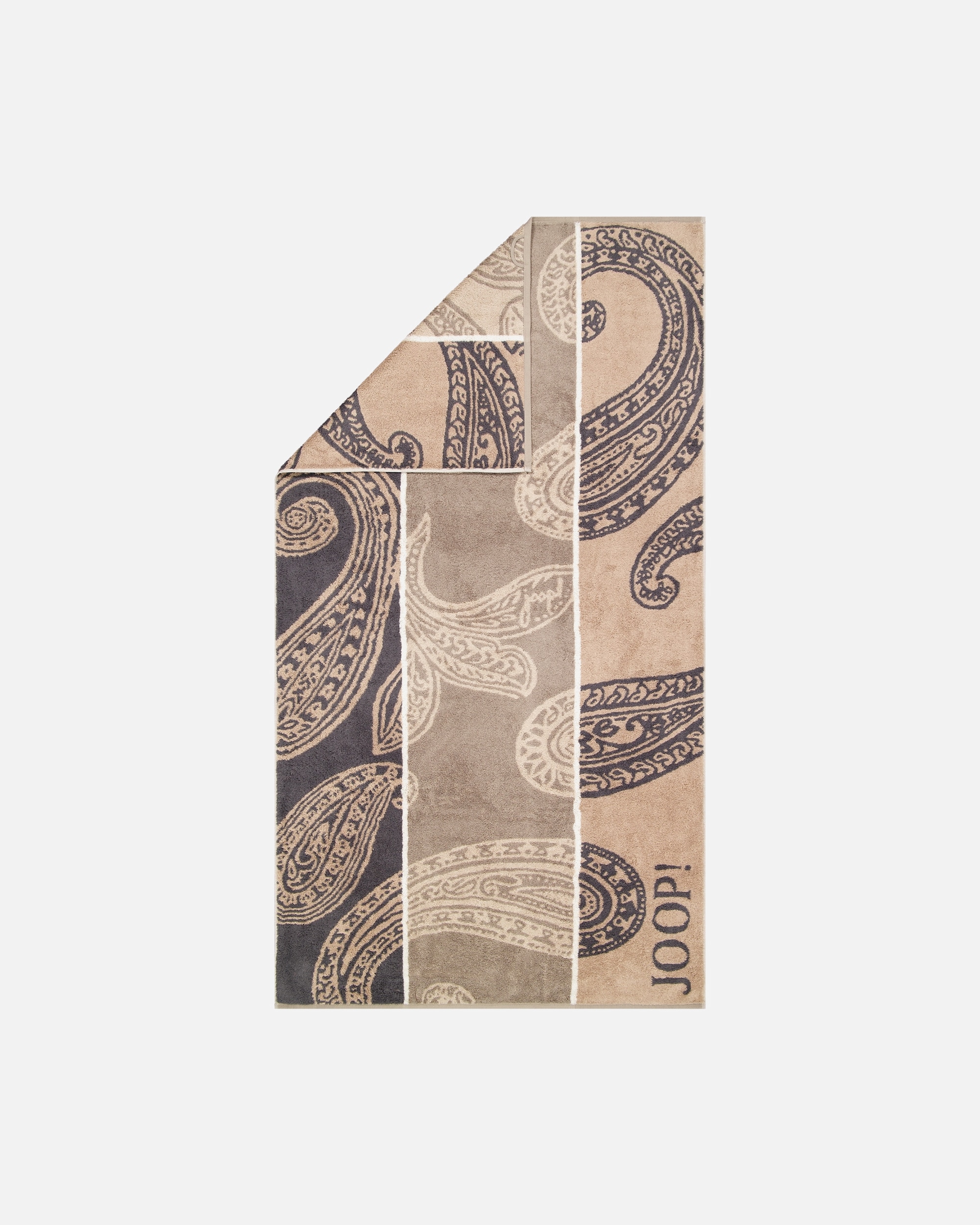 Handtuch für Unisex JOOP! JOOP! Handtücher Contour Paisley 1714 Taupe - 73 Duschtuch 80x150 cm