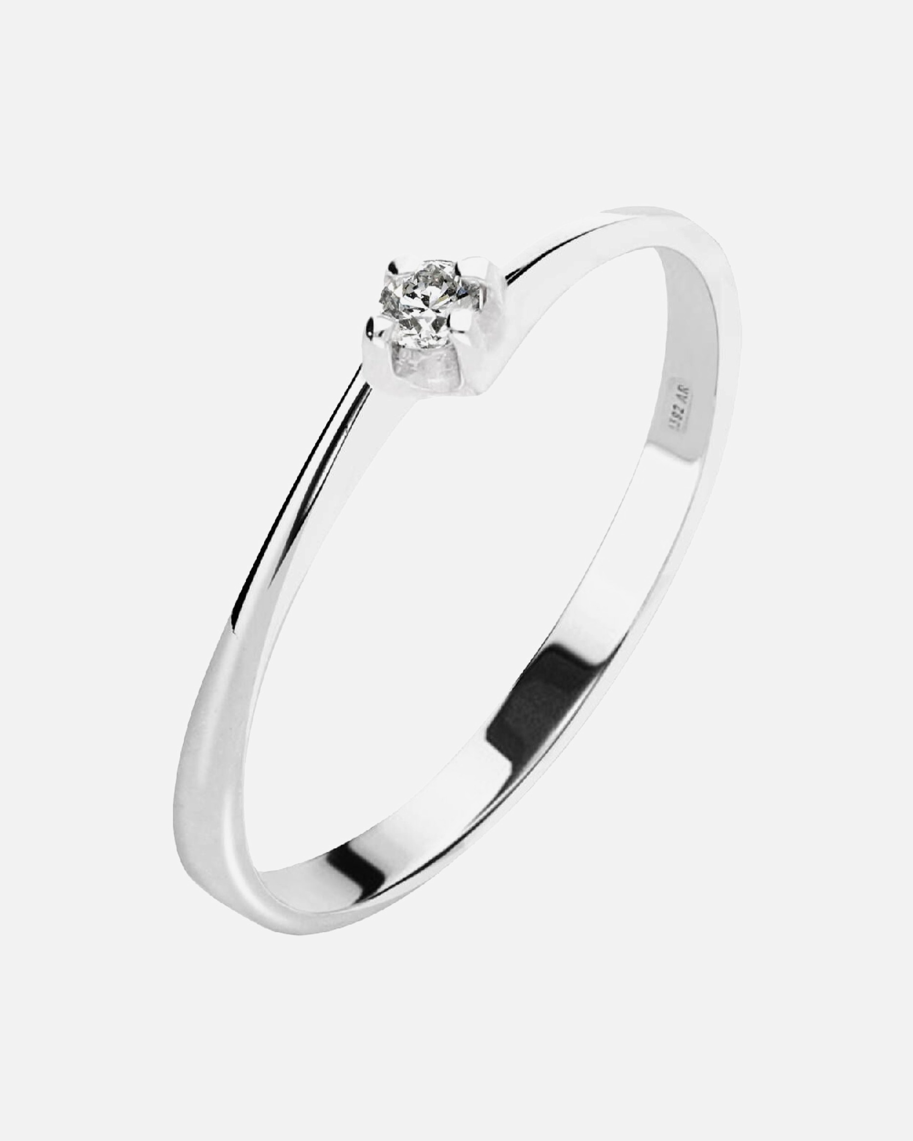 Ring für Weiblich CHRIST Damenring 375er Weißgold 60