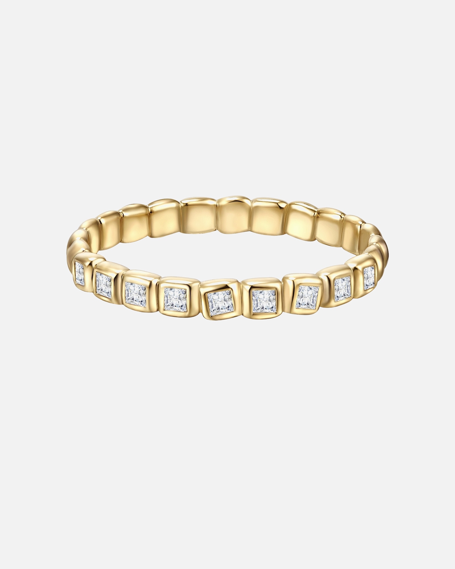 Ring für Weiblich Glanzstücke München Ring aus Sterling Silber in gelbgold mit Zirkonia 48