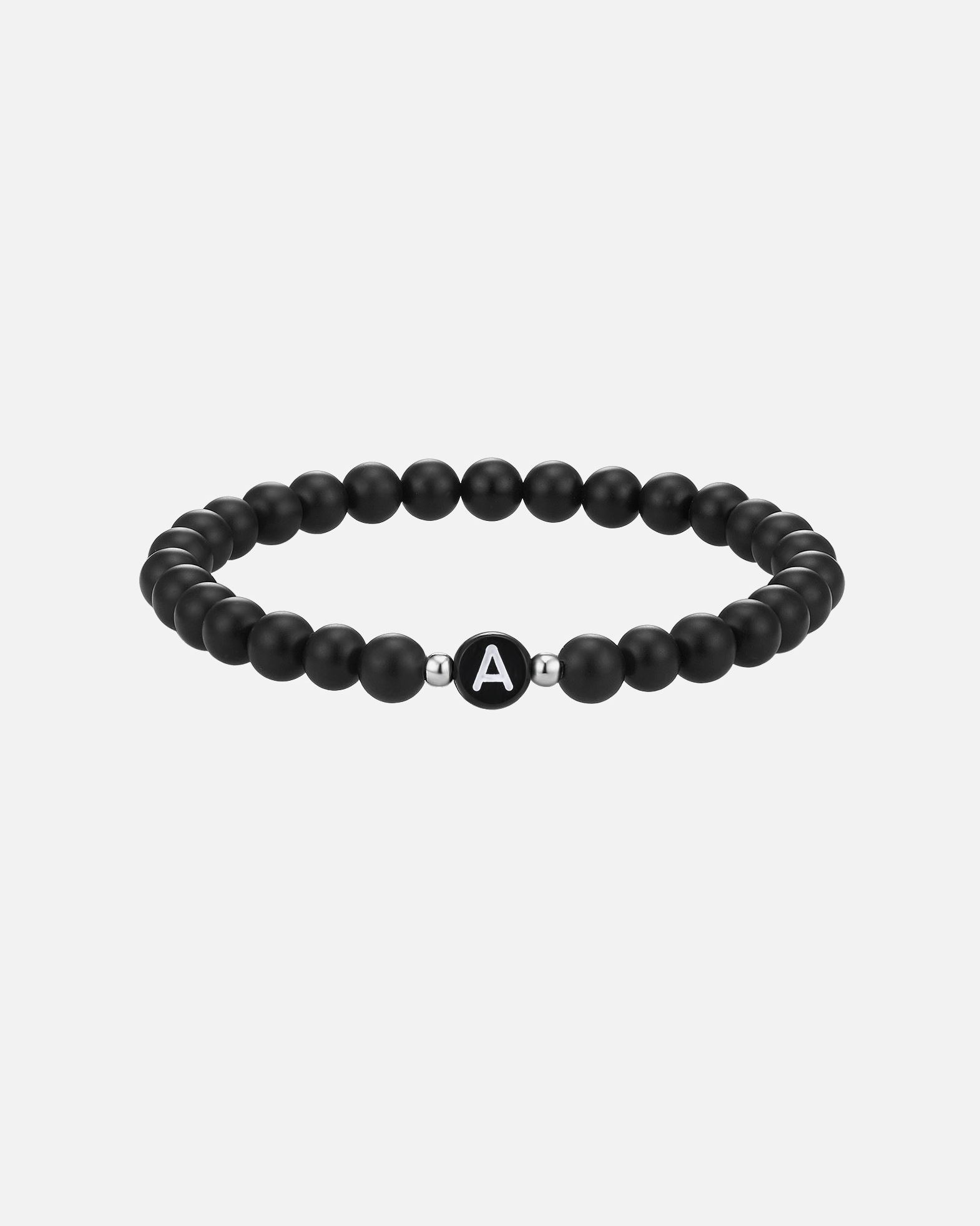 Armband für Unisex EASTSIDE Armband Buchstaben Achat in Schwarz 1 Stück