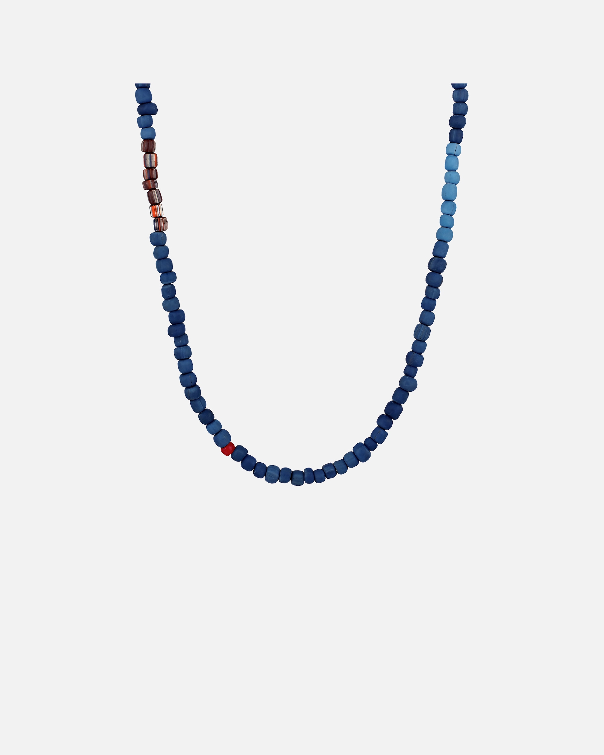 Halskette für Männlich KUZZOI Glas Beads Braun 925 Silber 1 Stück