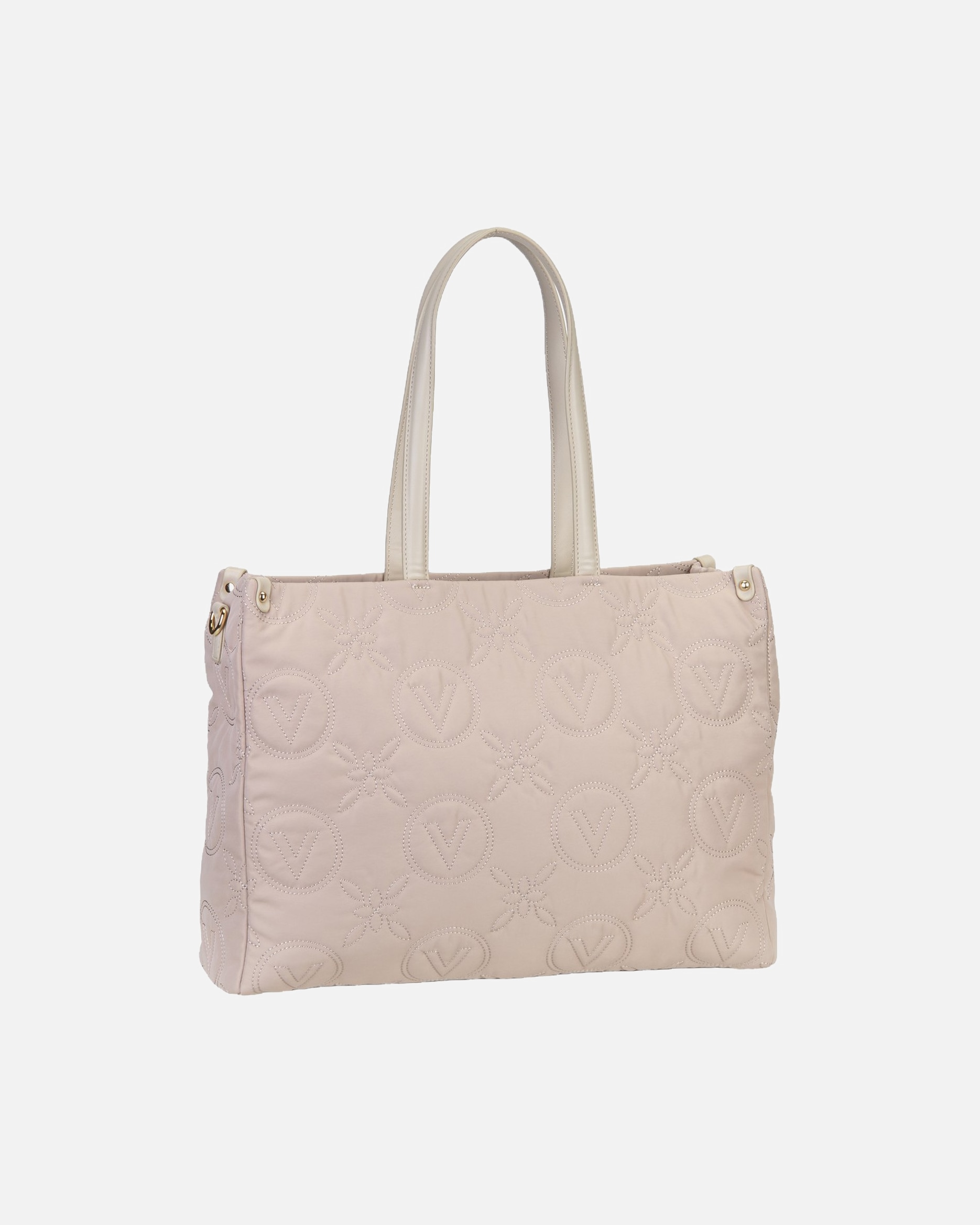 Shopper für Weiblich Valentino by Mario Valentino Shopper Puffy 001 Beige