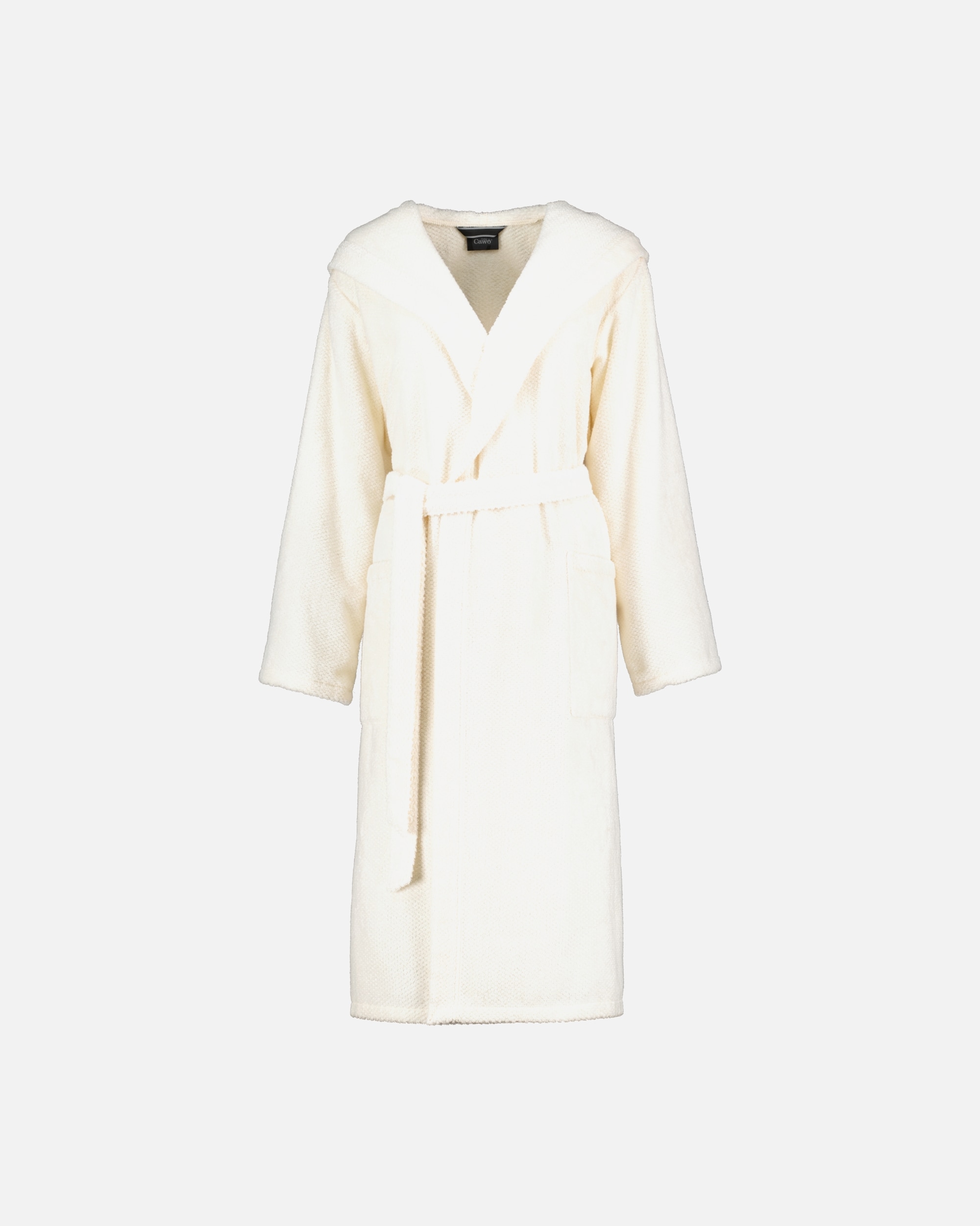 Bademantel für Weiblich Cawö Cawö Bademäntel Damen Kapuze Pure 5223 natur - 356 1 Stück