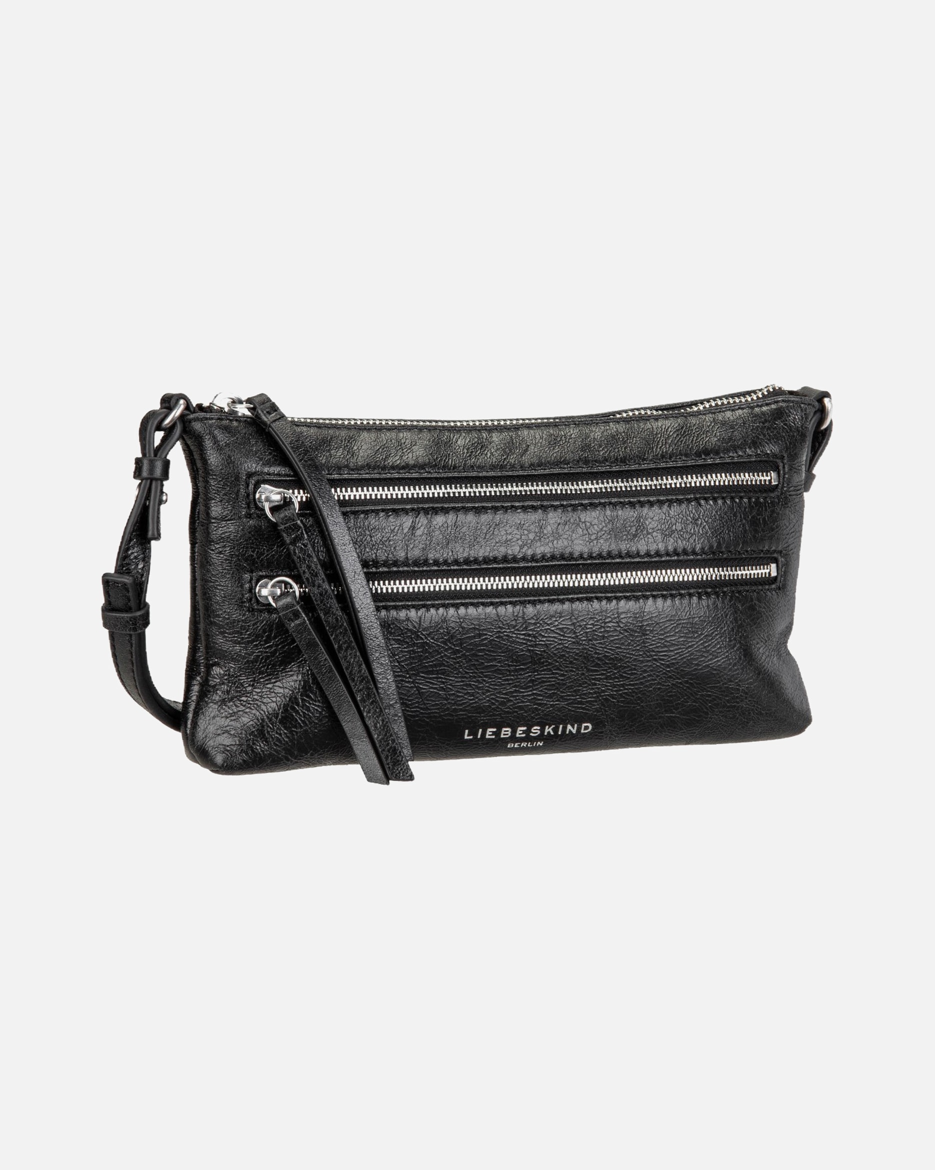Rucksack für Weiblich Liebeskind Bodybag Zena S Single Lamb Crunch black