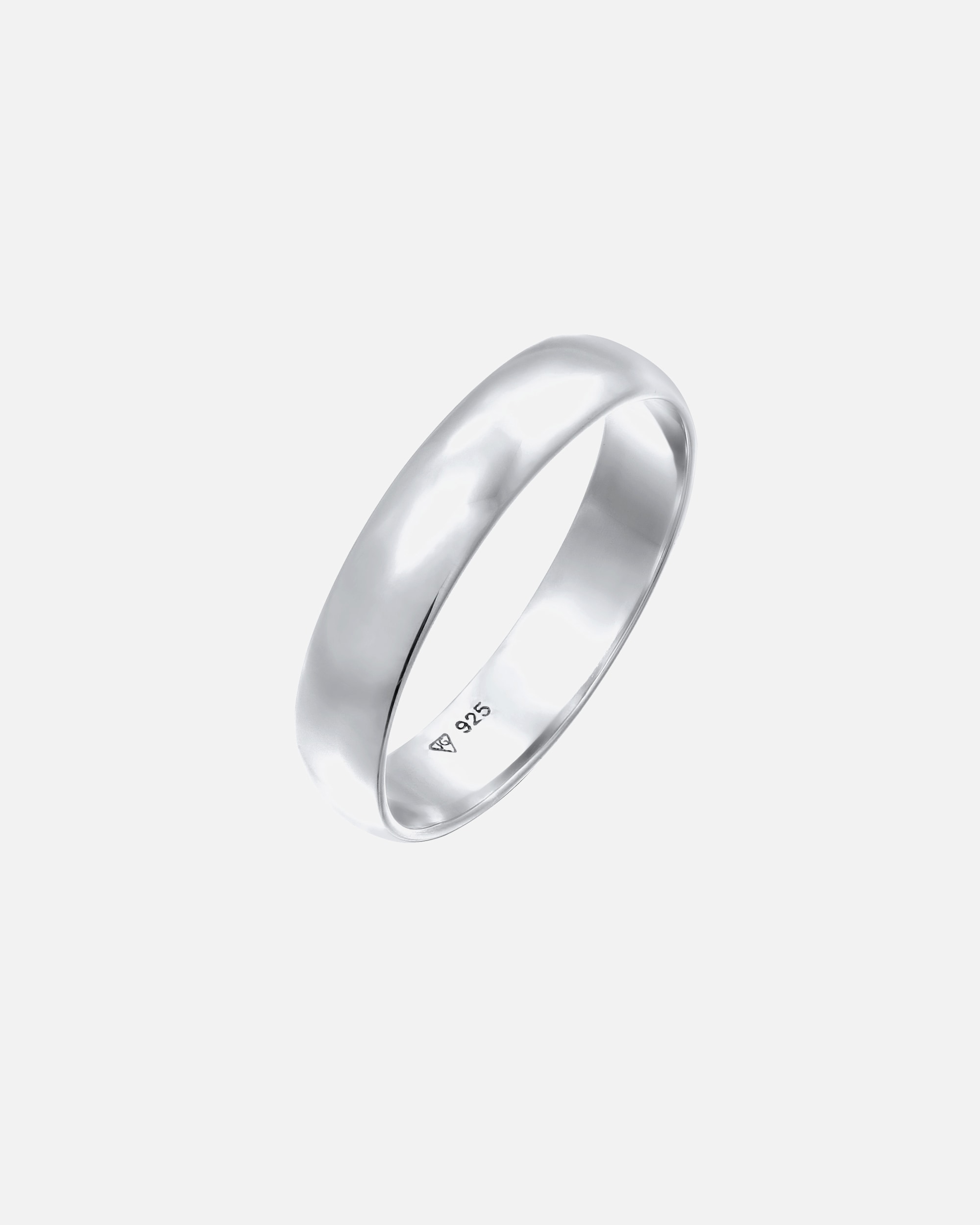 Ring für Weiblich Elli Basic Bandring Casual Look 925 Sterling Silber 58