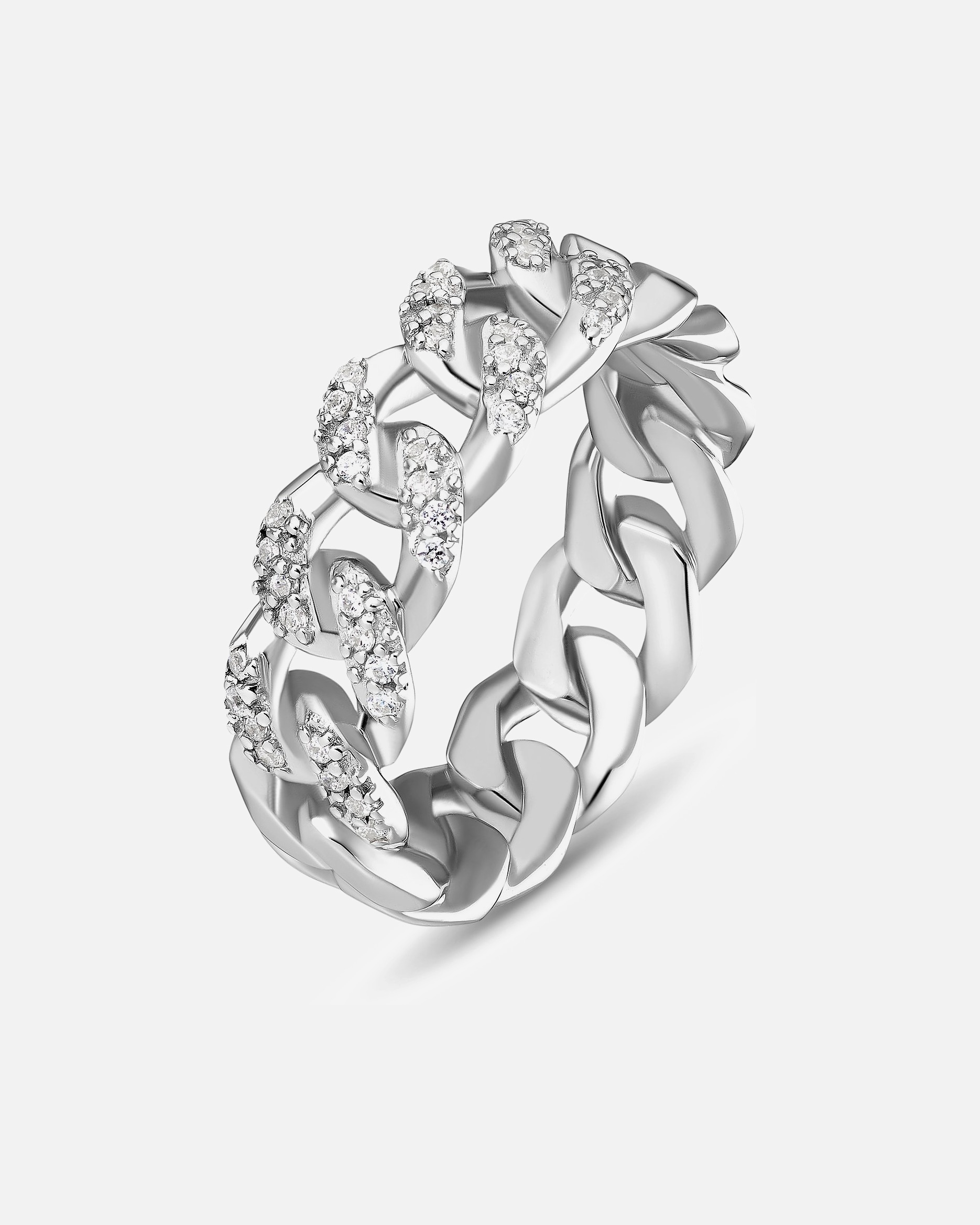 Ring für Weiblich Jette Damenring 925er Silber 59
