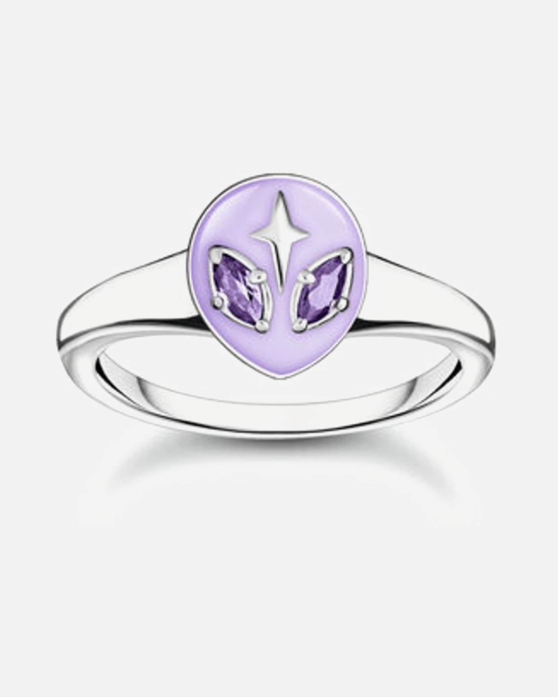 Ring für Weiblich Thomas Sabo Damenring 925er Silber, Emaille 54
