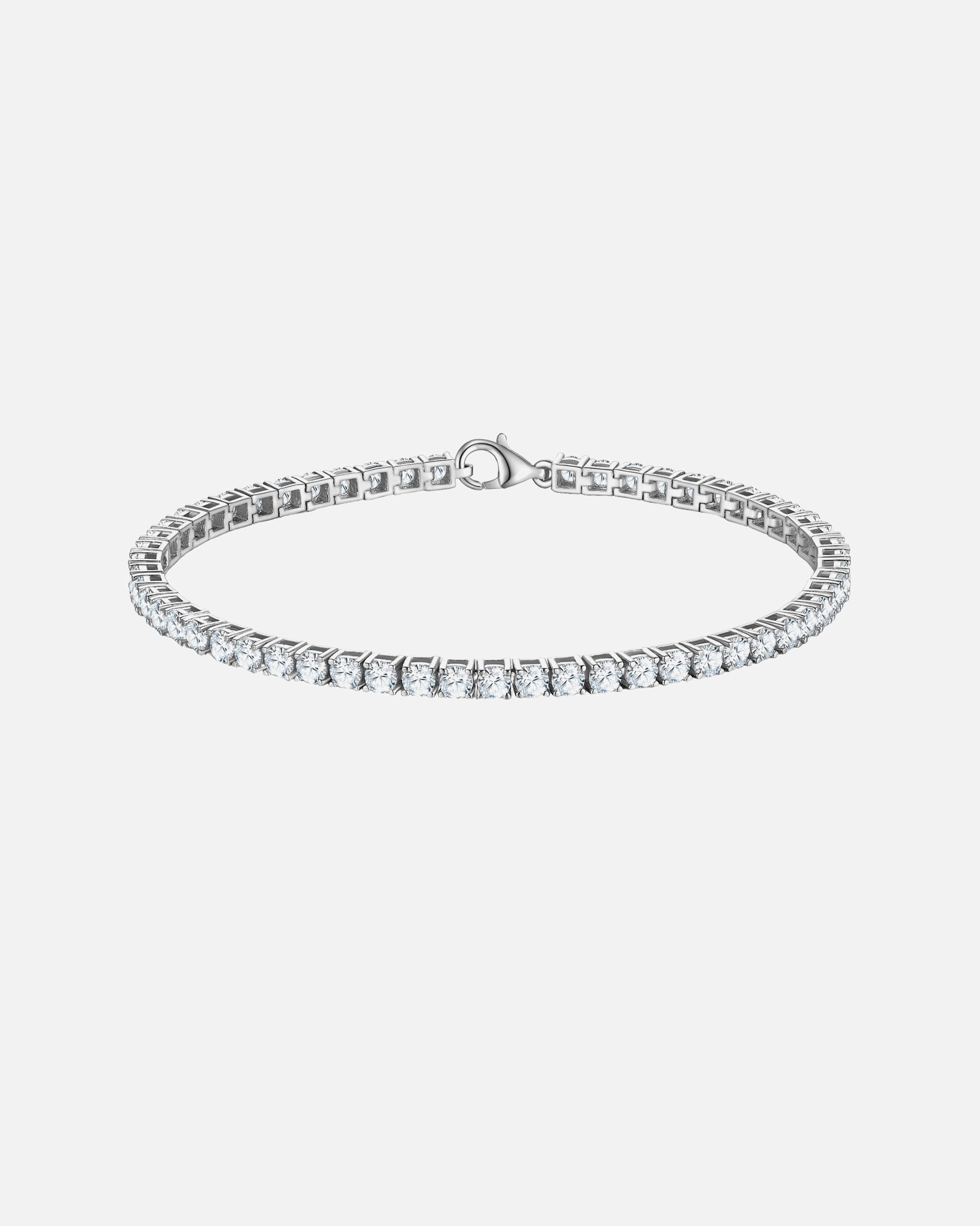 Armband für Weiblich Trilani Armband aus Sterling Silber in silber mit Zirkonia 1 Stück