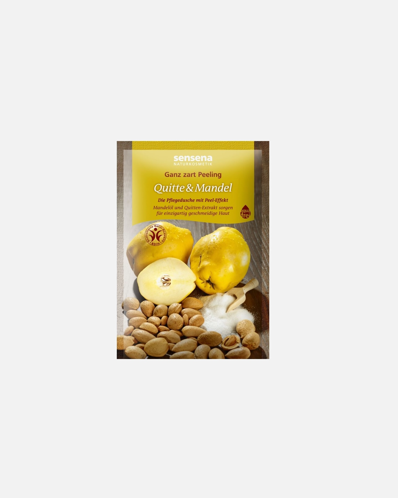 Körperpeeling für Unisex Sensena Ganz zart Peeling - Quitte & Mandel Ganz zart Peeling - Quitte & Mandel