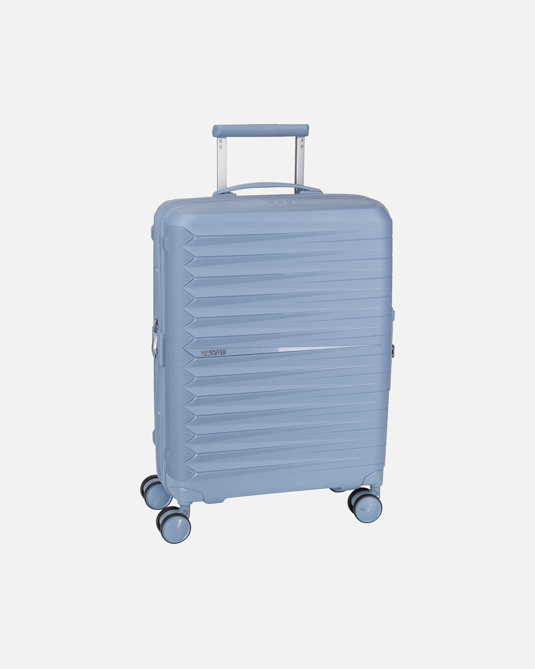 Trolley für Unisex American Tourister Trolley Fastforward Spinner 55 Steel Blue