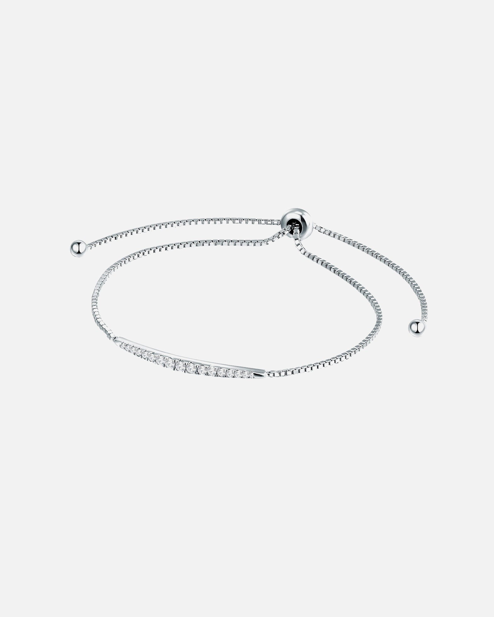 Armband für Weiblich Trilani Armband Sterling Silber Zirkonia in Silber 1 Stück