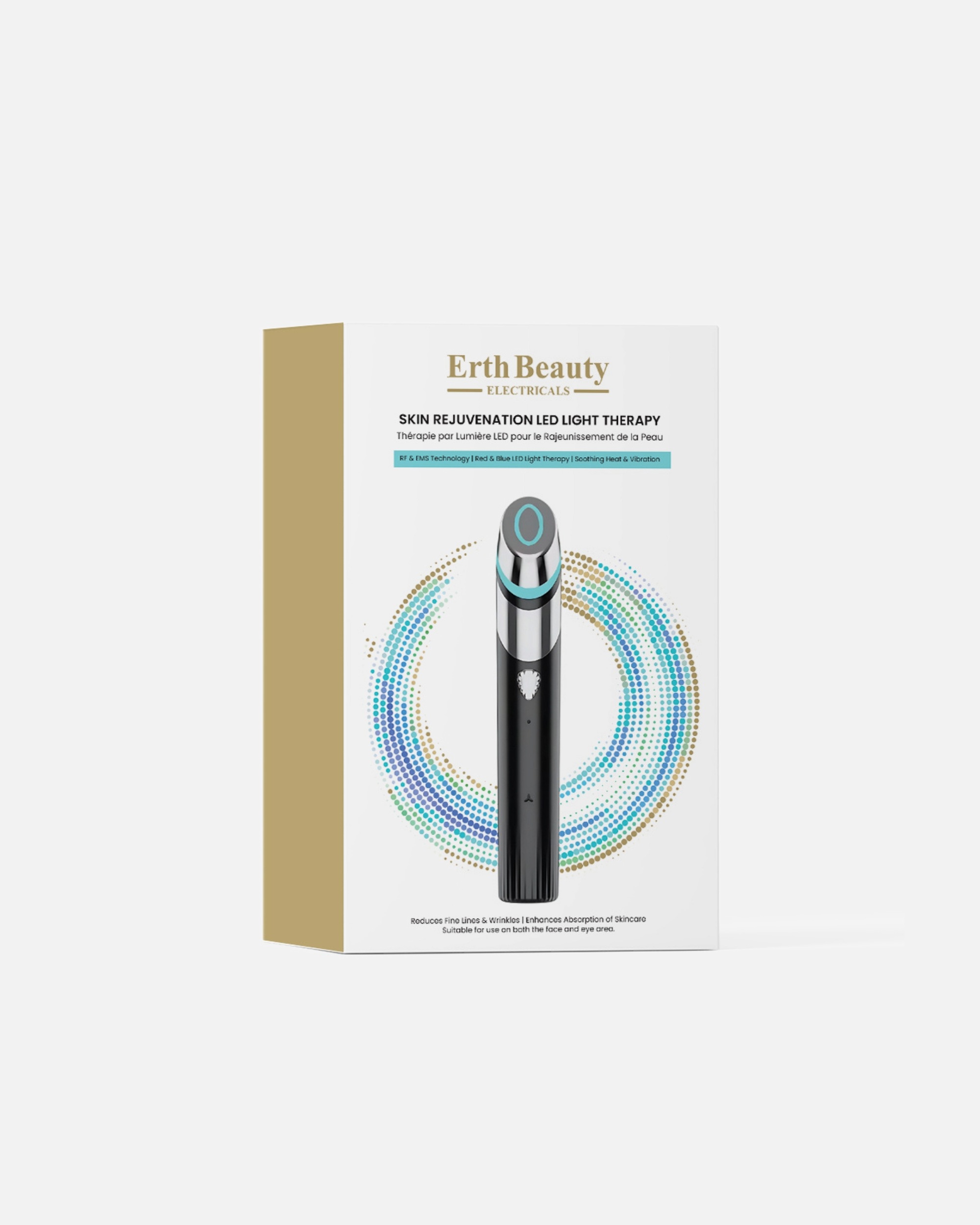 Elektrisches Gesichtsmassagegerät für Weiblich Hautverjüngung durch LED-Lichttherapie 1 Stück