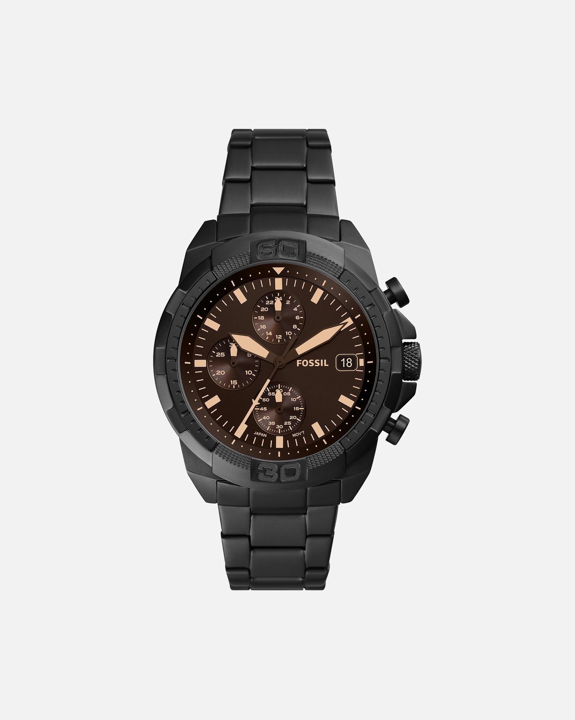 Uhr für Männlich Fossil Chronograph Edelstahl 1 Stück